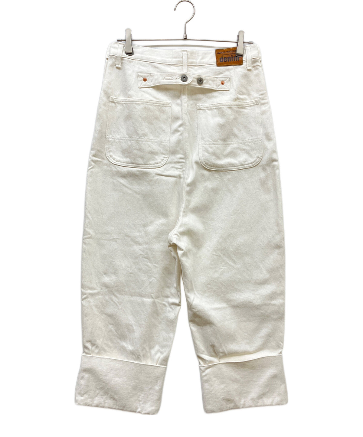 [Pre-owned] JUNYA WATANABE COMME des GARCONS Roll-Up Denim Pants / Denim Pants / White Denim XF-P017