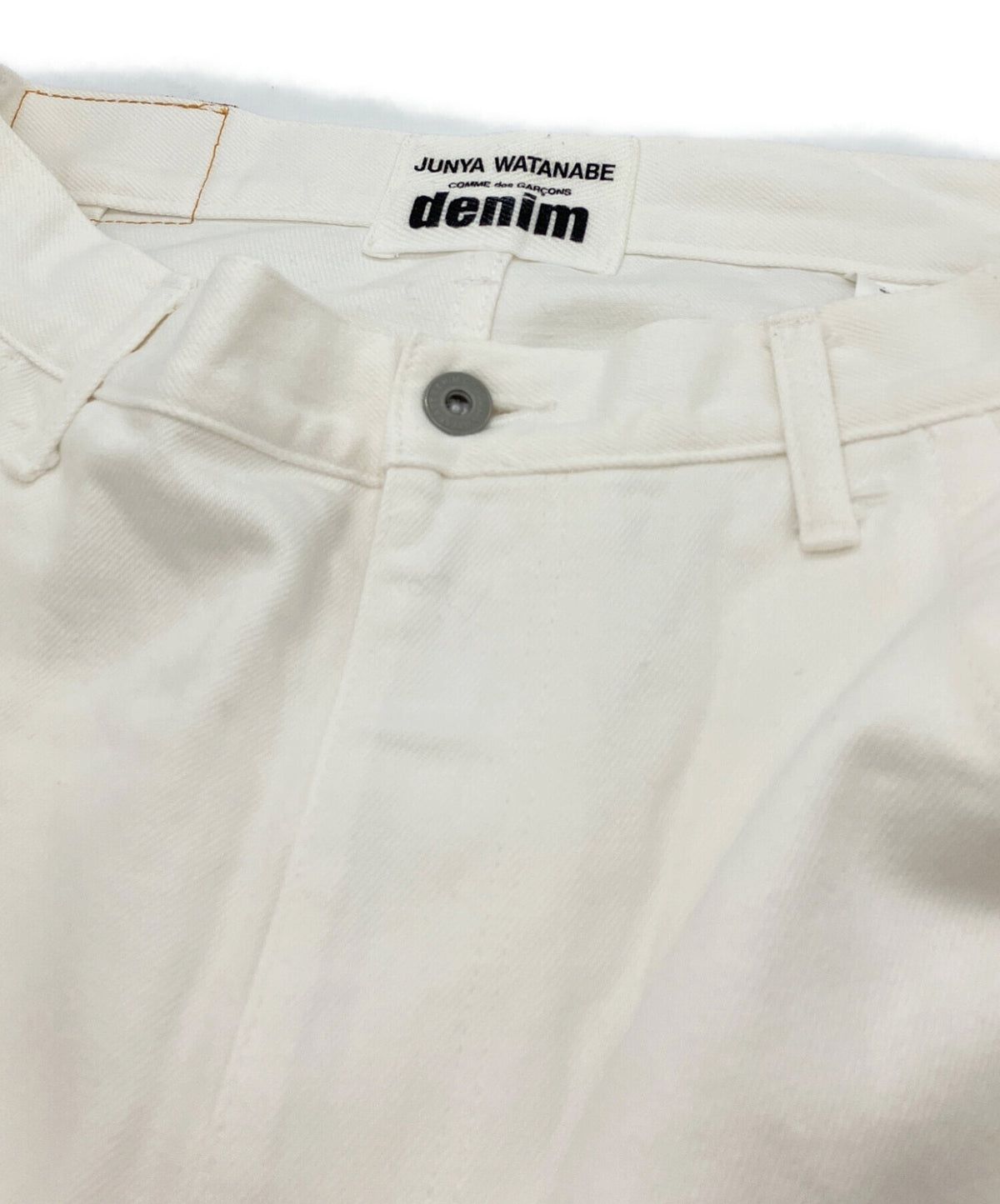 [Pre-owned] JUNYA WATANABE COMME des GARCONS Roll-Up Denim Pants / Denim Pants / White Denim XF-P017