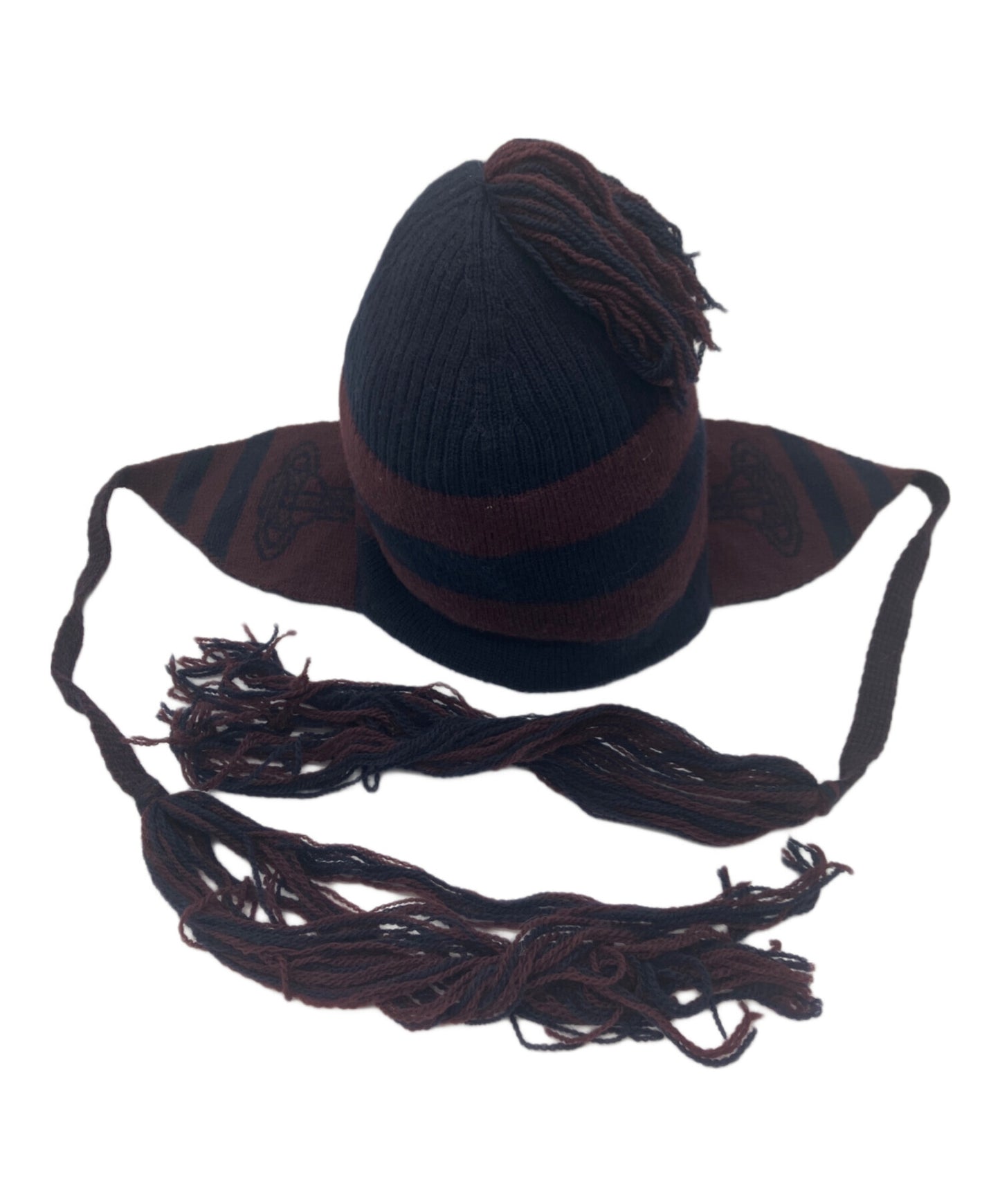 [Pre-owned] Vivienne Westwood Striped wool knit hat