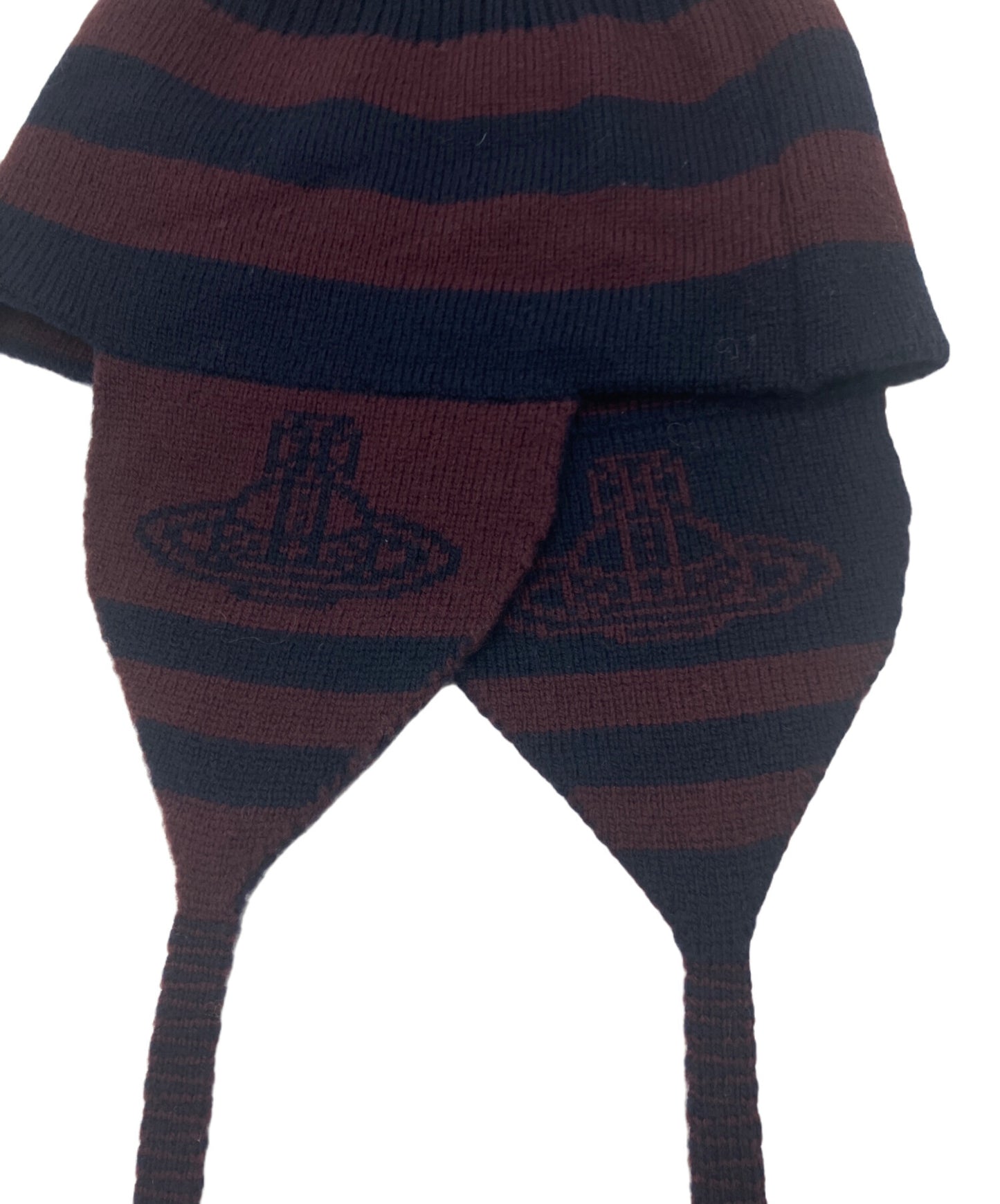 [Pre-owned] Vivienne Westwood Striped wool knit hat