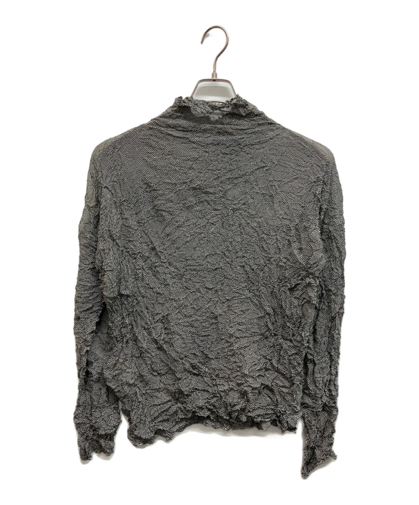 [Pre-owned] ISSEY MIYAKE PERMANENTE Pleated High-Neck T-Shirt PE83-FJ836