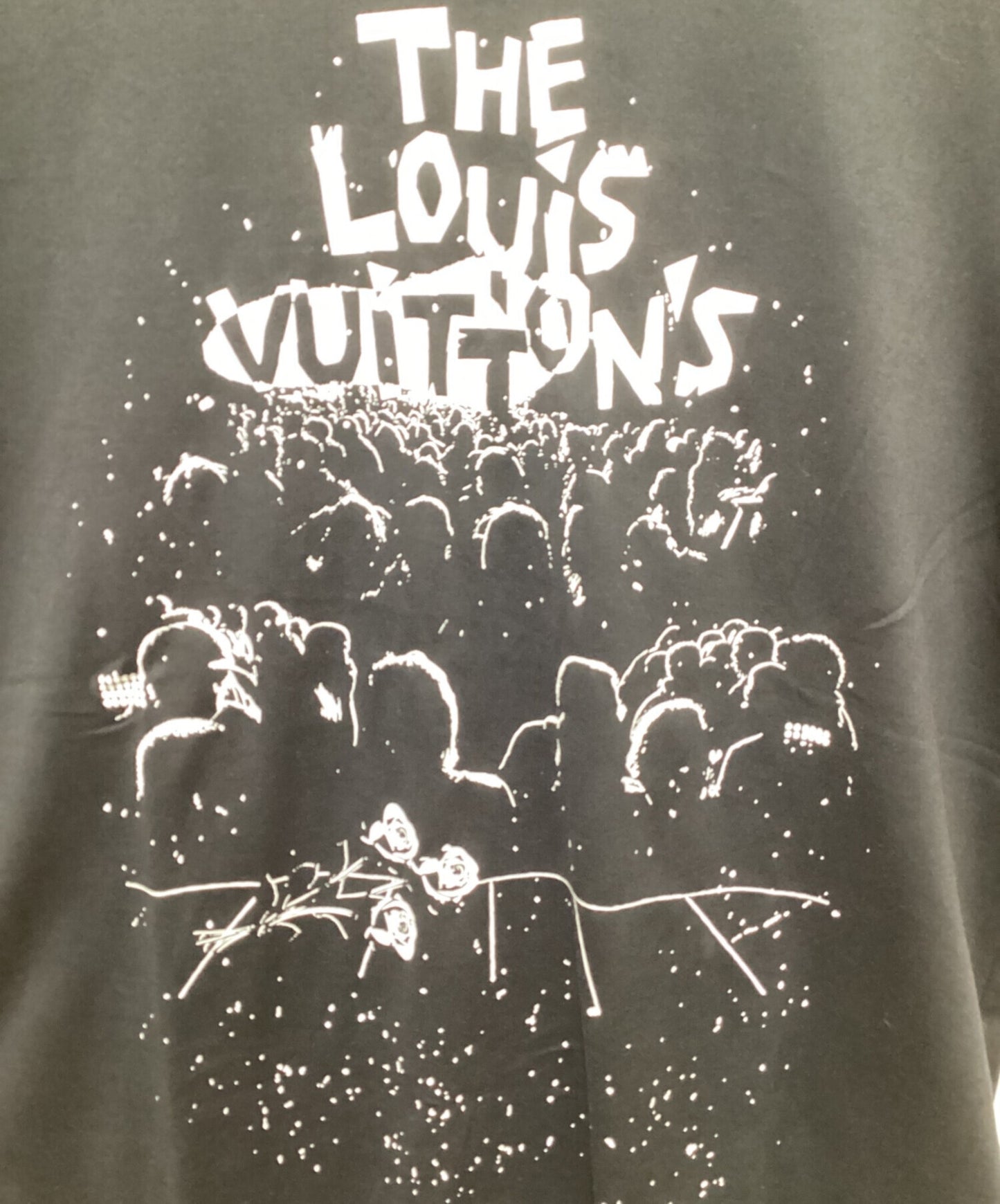 [Pre-owned] LOUIS VUITTON Concert Print T-Shirt RM231 NPG HOY10W
