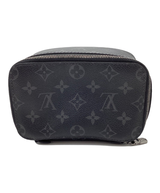[Pre-owned] LOUIS VUITTON Monogram Eclipse Cube de Langemont PM Pouch M44697