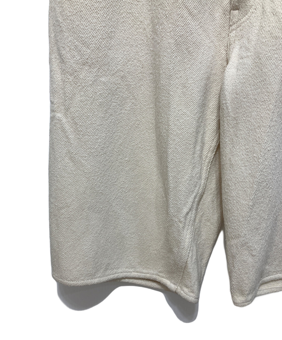 [Pre-owned] AURALEE SILK NEP DENIM 5-POCKET WIDE SHORTS A26SP02SD