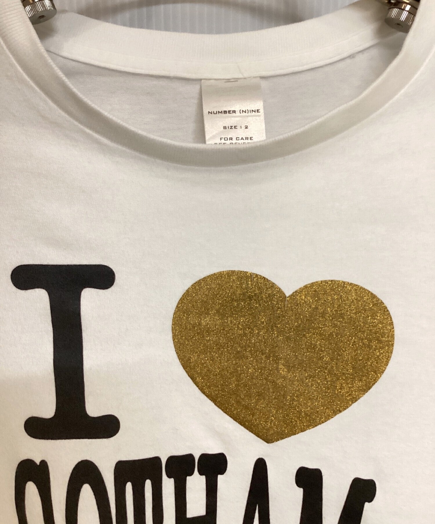 Pre-owned] NUMBER (N)INE 2002SS I LOVE GOTHAM TEE – Archive