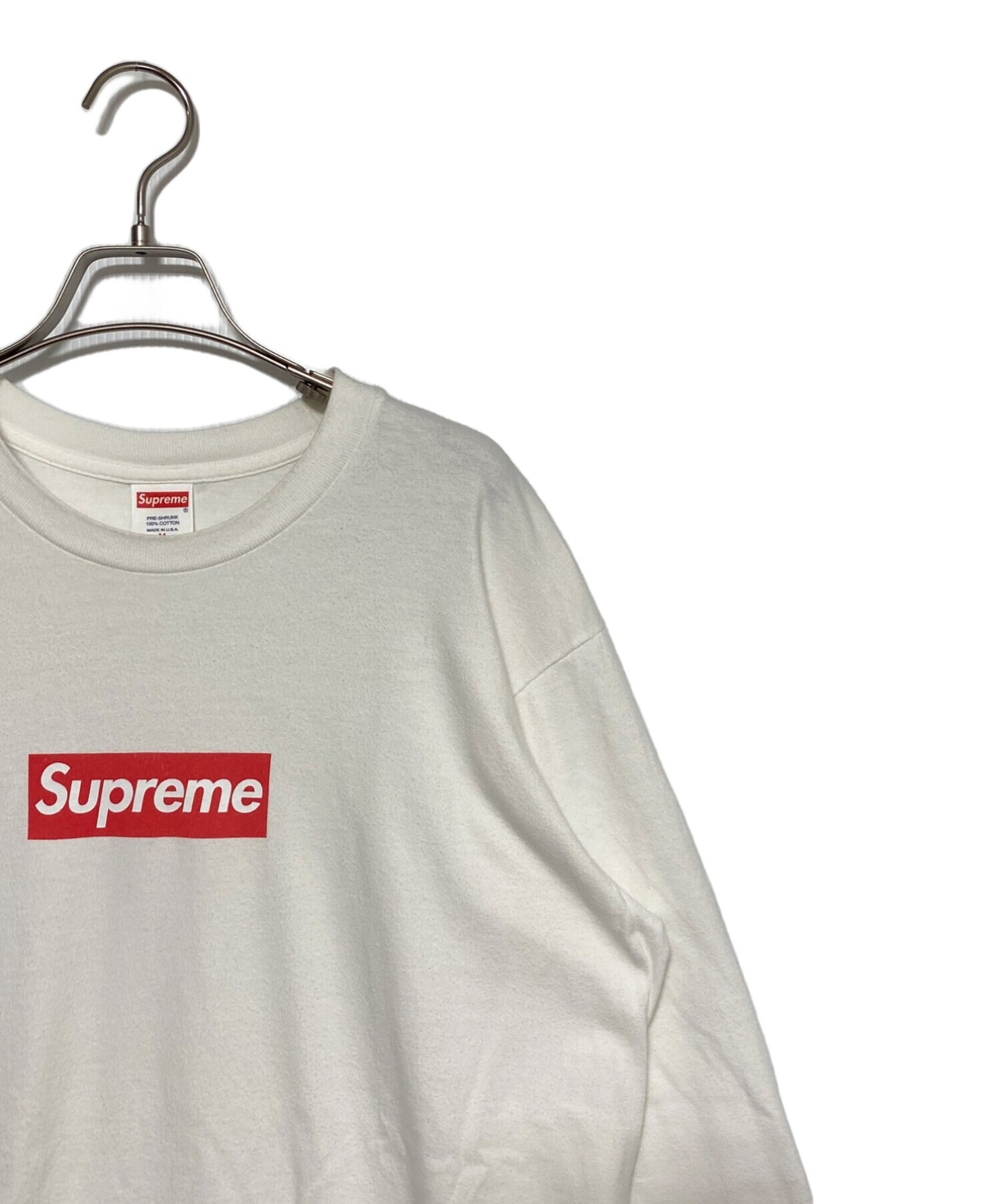 [Pre-owned] SUPREME BOX LOGO L/S TEE ( Box Logo Long Sleeve T-shirt )