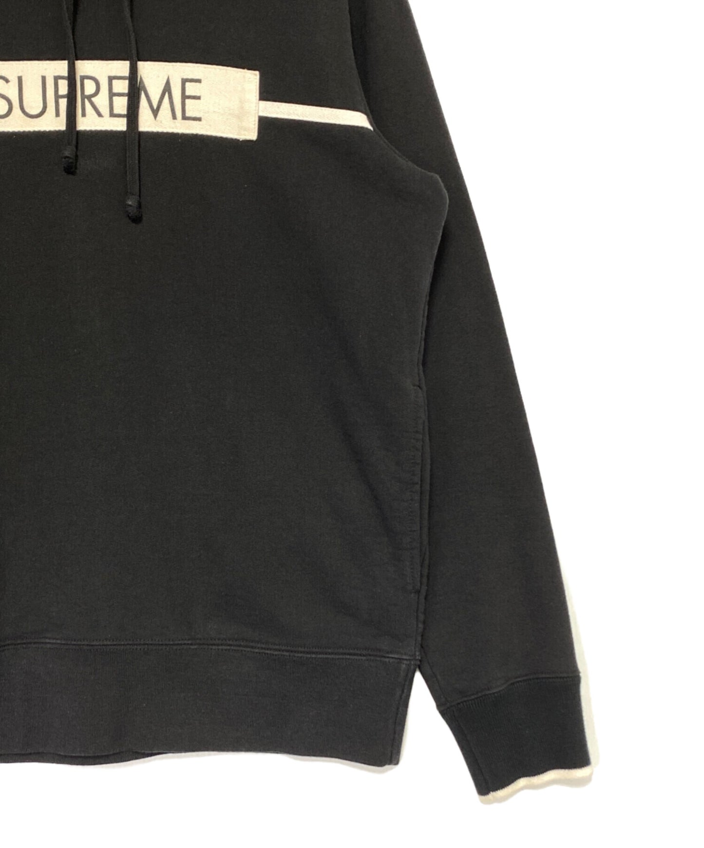 [Pre-owned] SUPREME Chest Twill Tape Hooded Sweatshirt