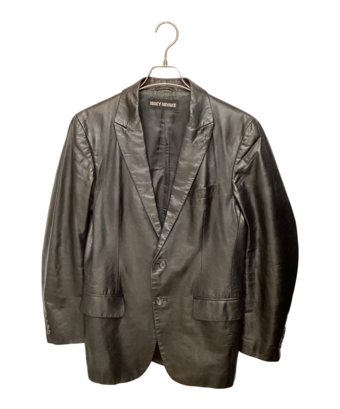 [Pre-owned] ISSEY MIYAKE Leather Tailored Jacket ME71LD001