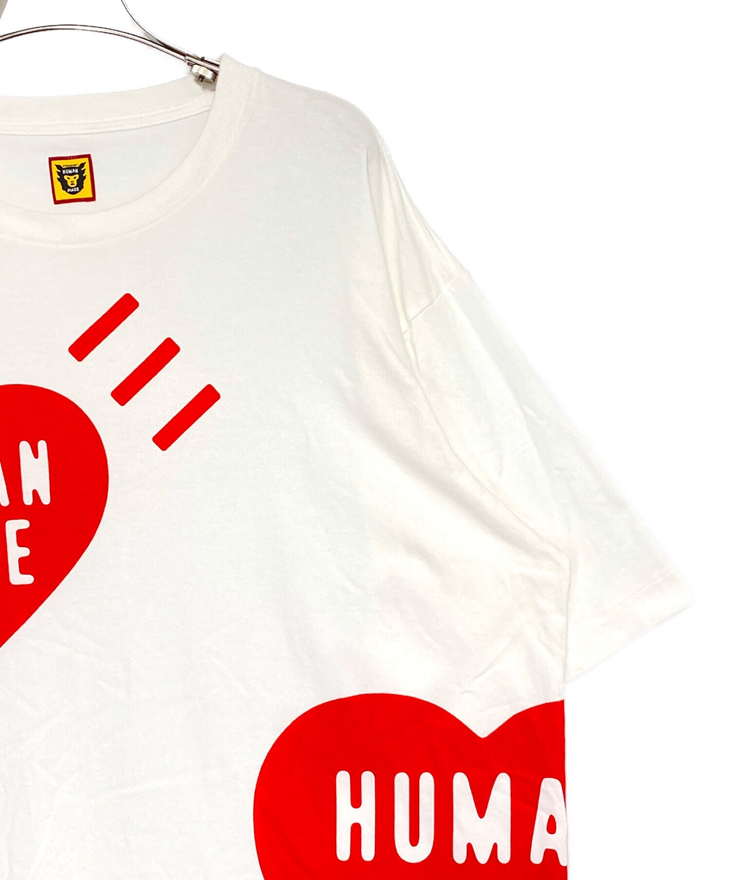 HUMAN MADE / BIG HEART T-SHIRT/Tシャツ/M/コットン/ホワイト/HM23TE024 Pre-owned] HUMAN MADE BIG HEART T-SHIRT ( Big Heart T-Shirt