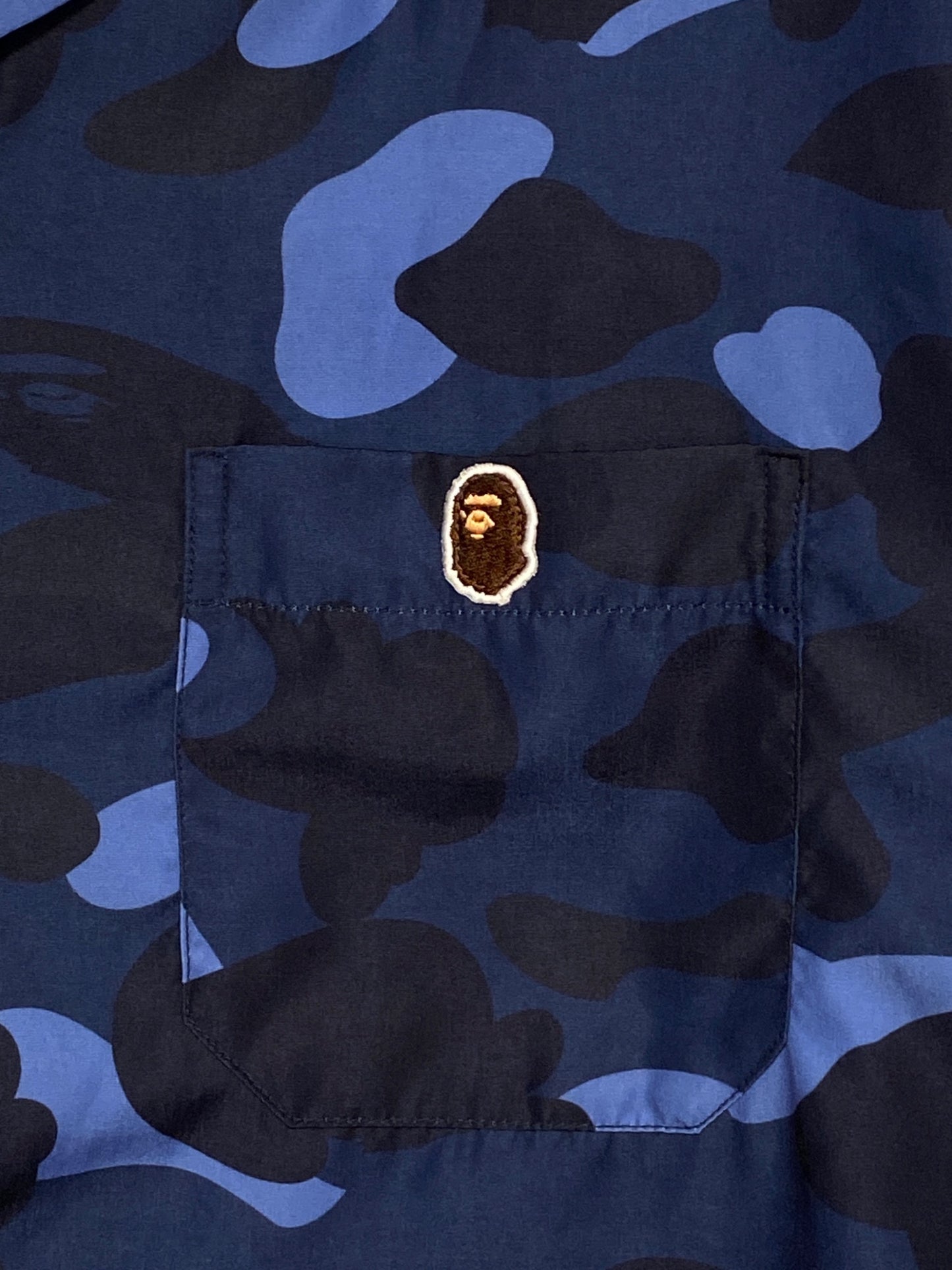 [Pre-owned] A BATHING APE COLOR CAMO APE HEAD ONE POINT SHIRT ( Color Camo Ape Head One Point Shirt ) 0ZXSRM132001M