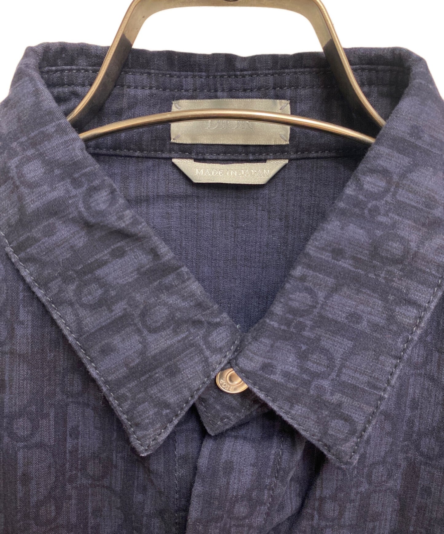 [Pre-owned] Dior Oblique Short Sleeve Shirt 243D589AY517