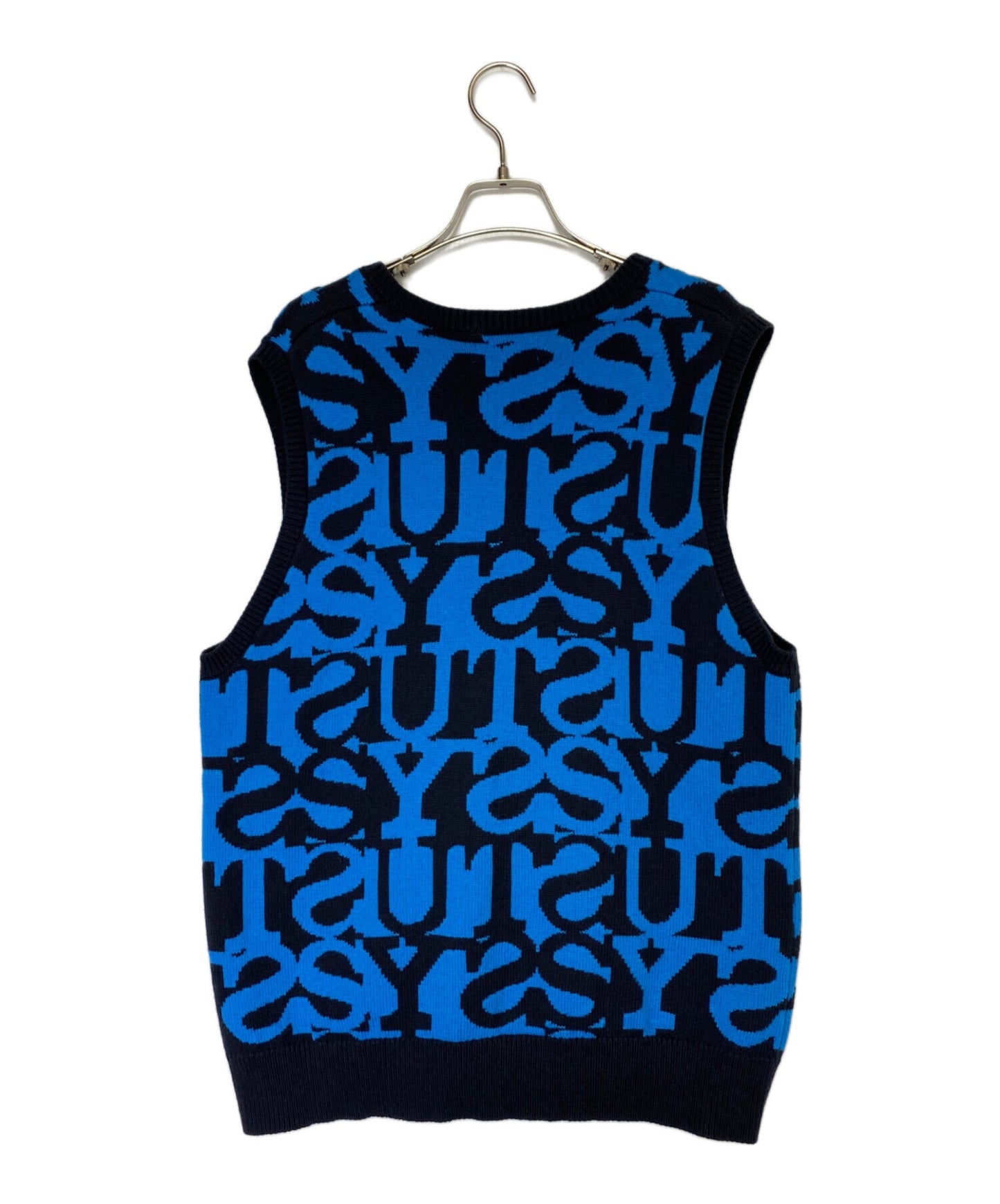 [Pre-owned] stussy Stacked Sweater Vest 117192