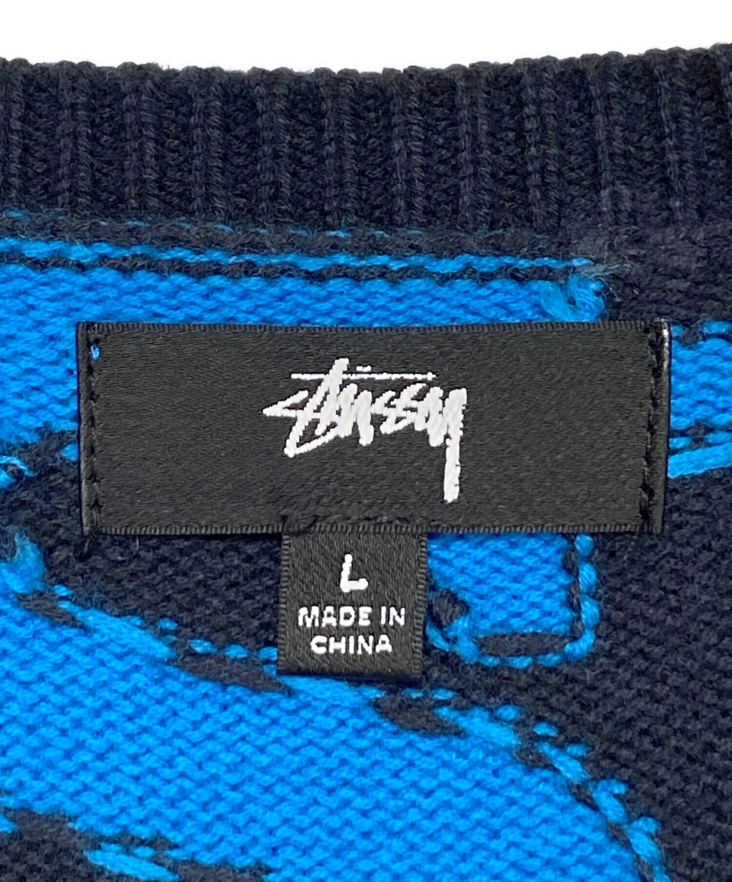 [Pre-owned] stussy Stacked Sweater Vest 117192