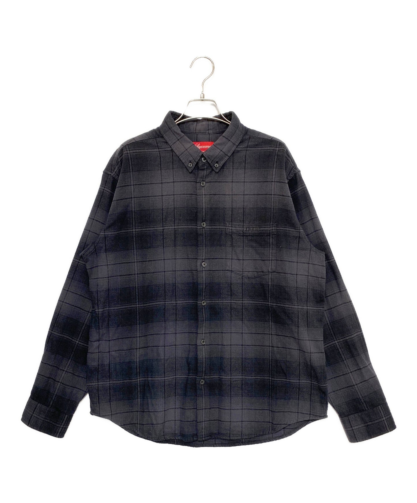[Pre-owned] SUPREME Shadow Plaid Flannel Shirt