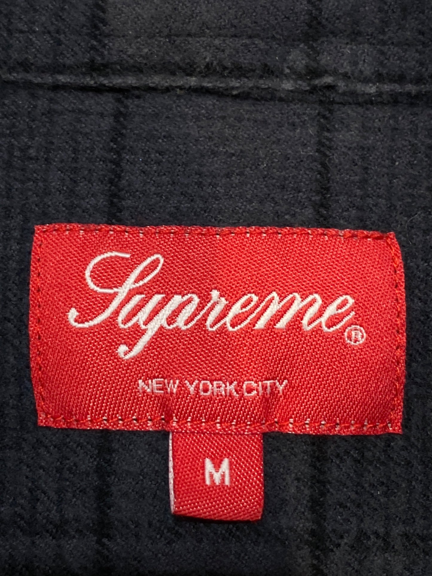 [Pre-owned] SUPREME Shadow Plaid Flannel Shirt