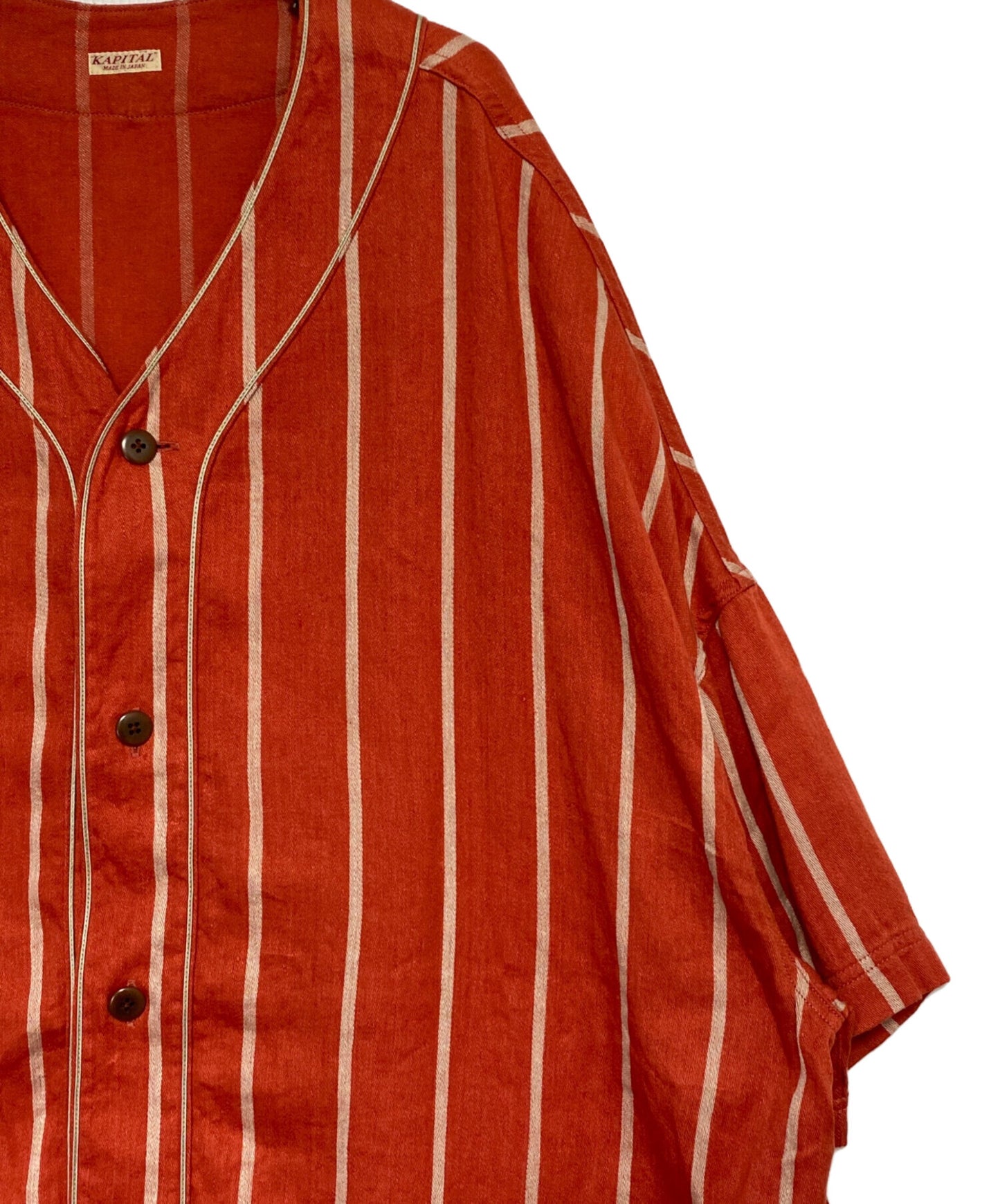 [Pre-owned] KAPITAL slappy baseball shirt K1903SS034