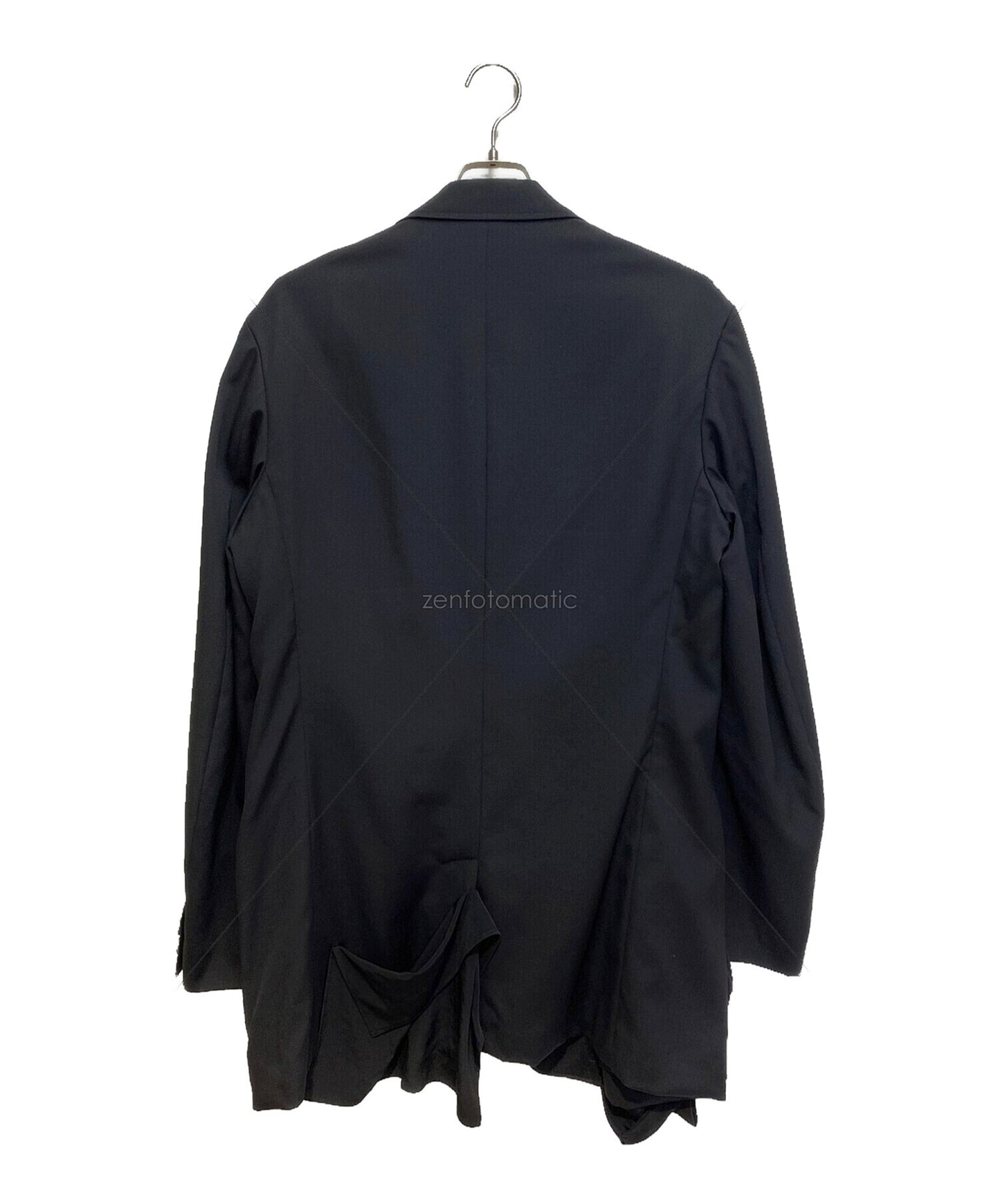 [Pre-owned] Yohji Yamamoto pour homme WOOL GABARDINE LEFT SIDE DRAPED JACKET HJ-J59-100-2