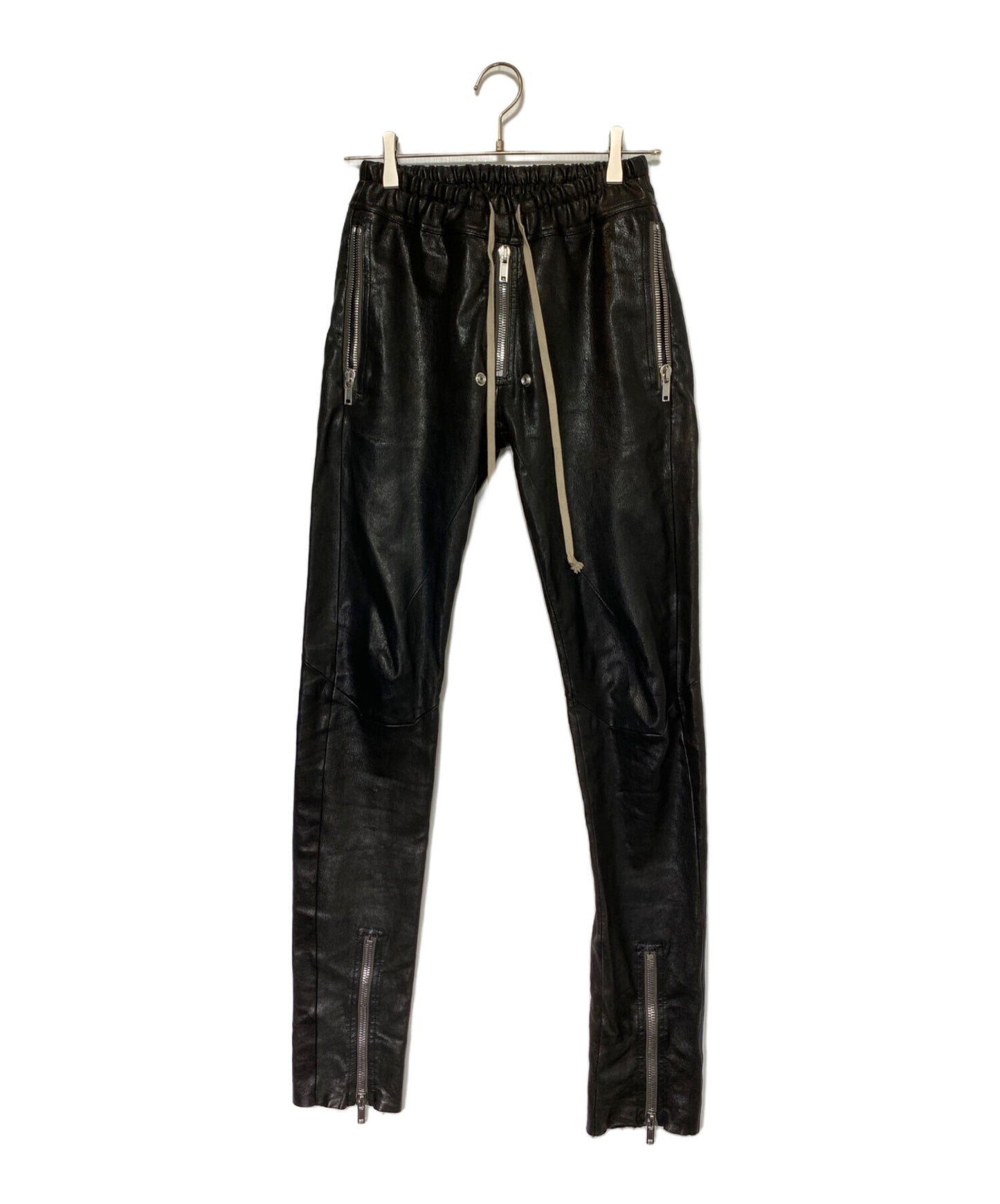 [Pre-owned] RICK OWENS leather pants RU02V2332-LSG