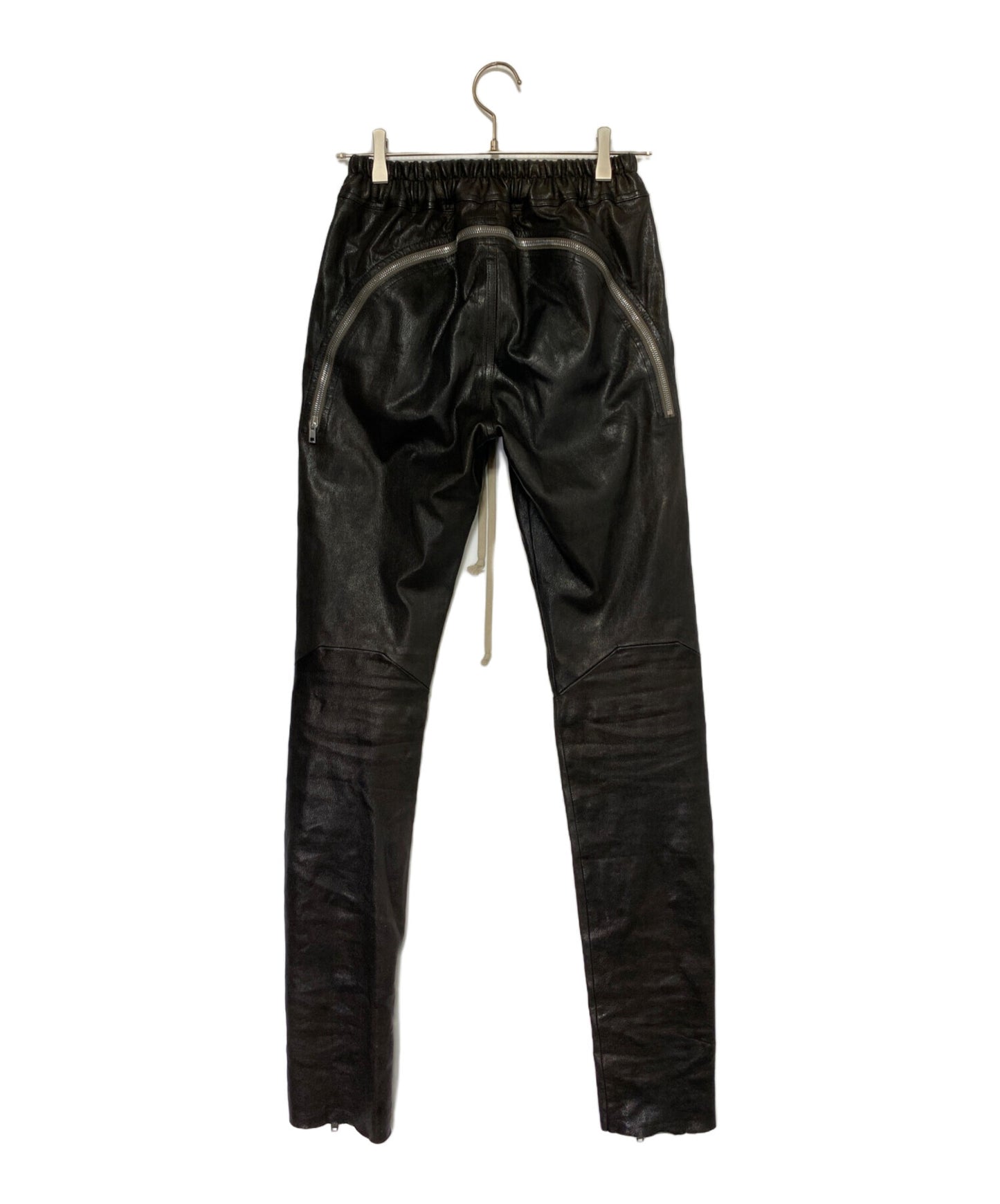 [Pre-owned] RICK OWENS leather pants RU02V2332-LSG