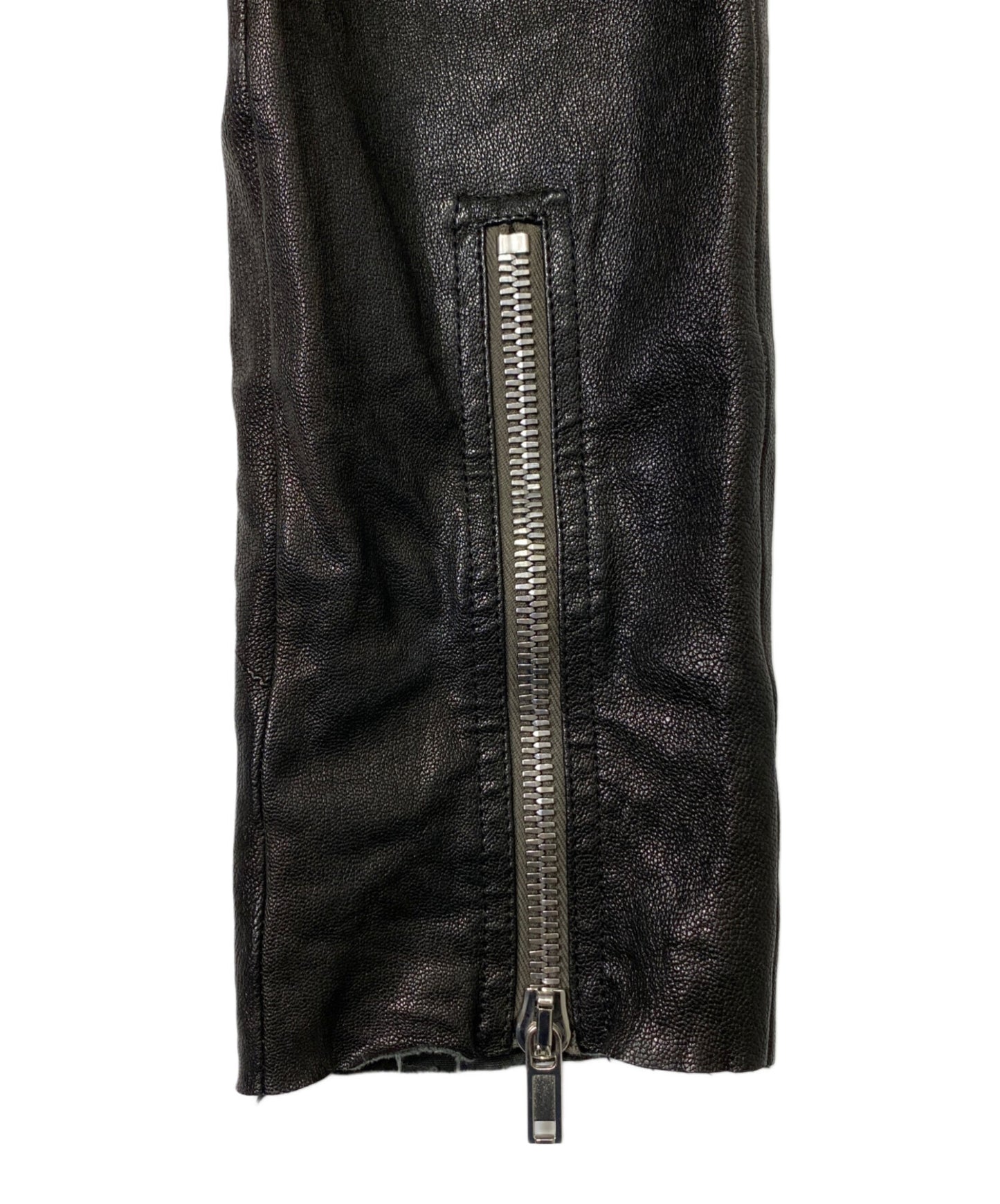 [Pre-owned] RICK OWENS leather pants RU02V2332-LSG