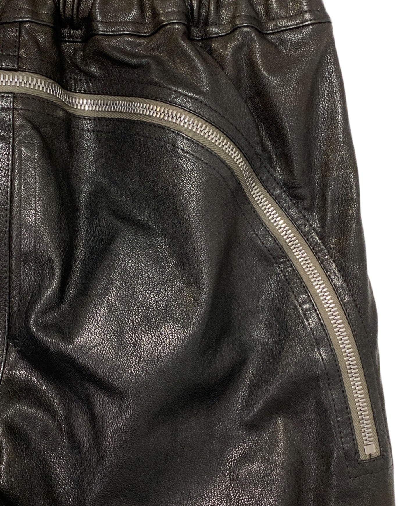 [Pre-owned] RICK OWENS leather pants RU02V2332-LSG