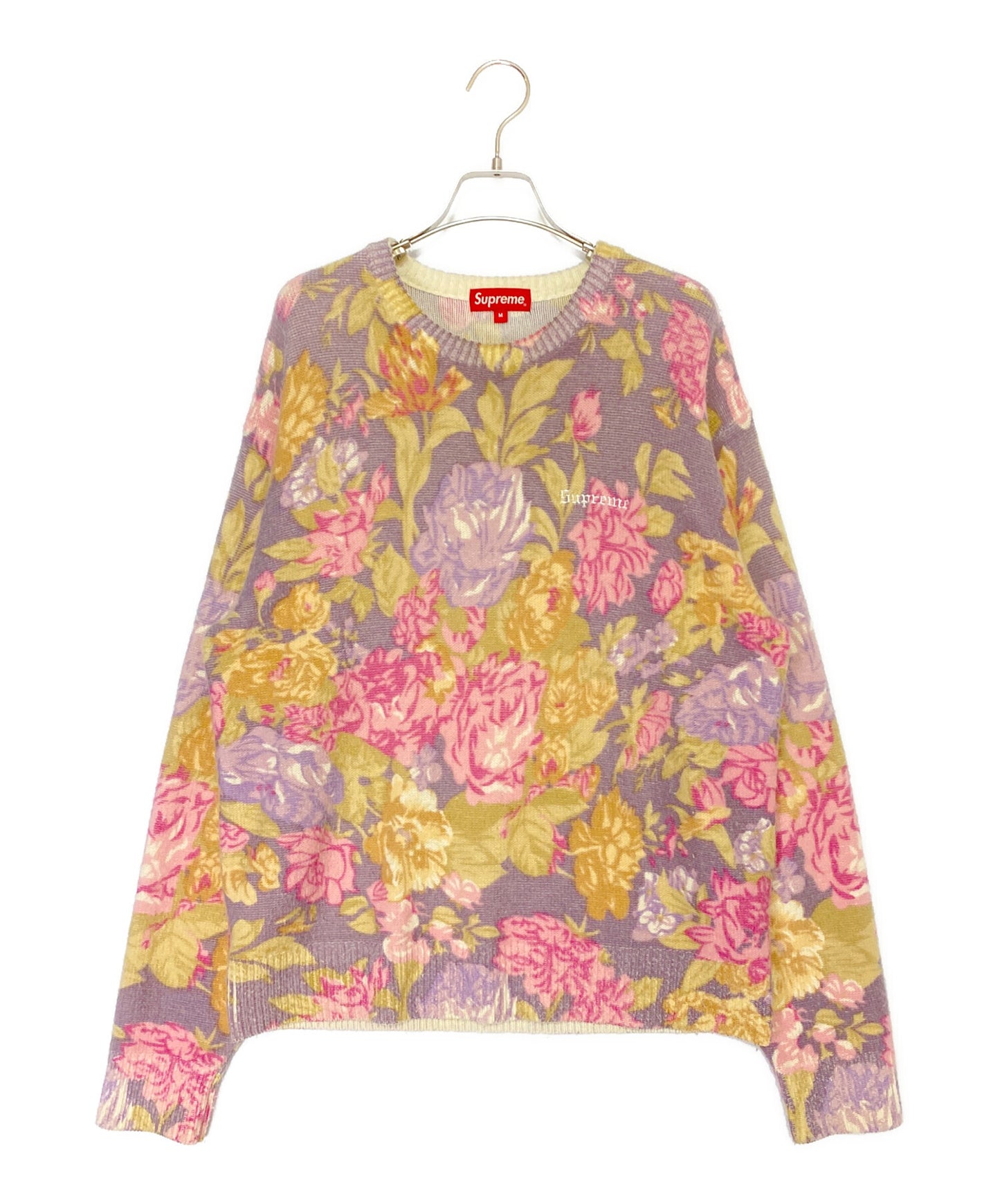 [Pre-owned] SUPREME Printed Floral Angora Sweater