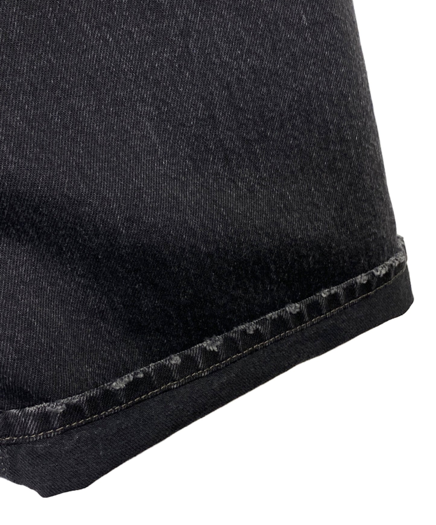 [Pre-owned] BALENCIAGA Layered Wide Denim Pants 661609 TBP47