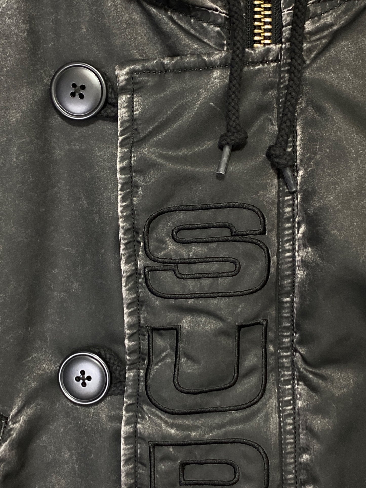 [Pre-owned] SUPREME Washed Flight Satin N-3B Parka