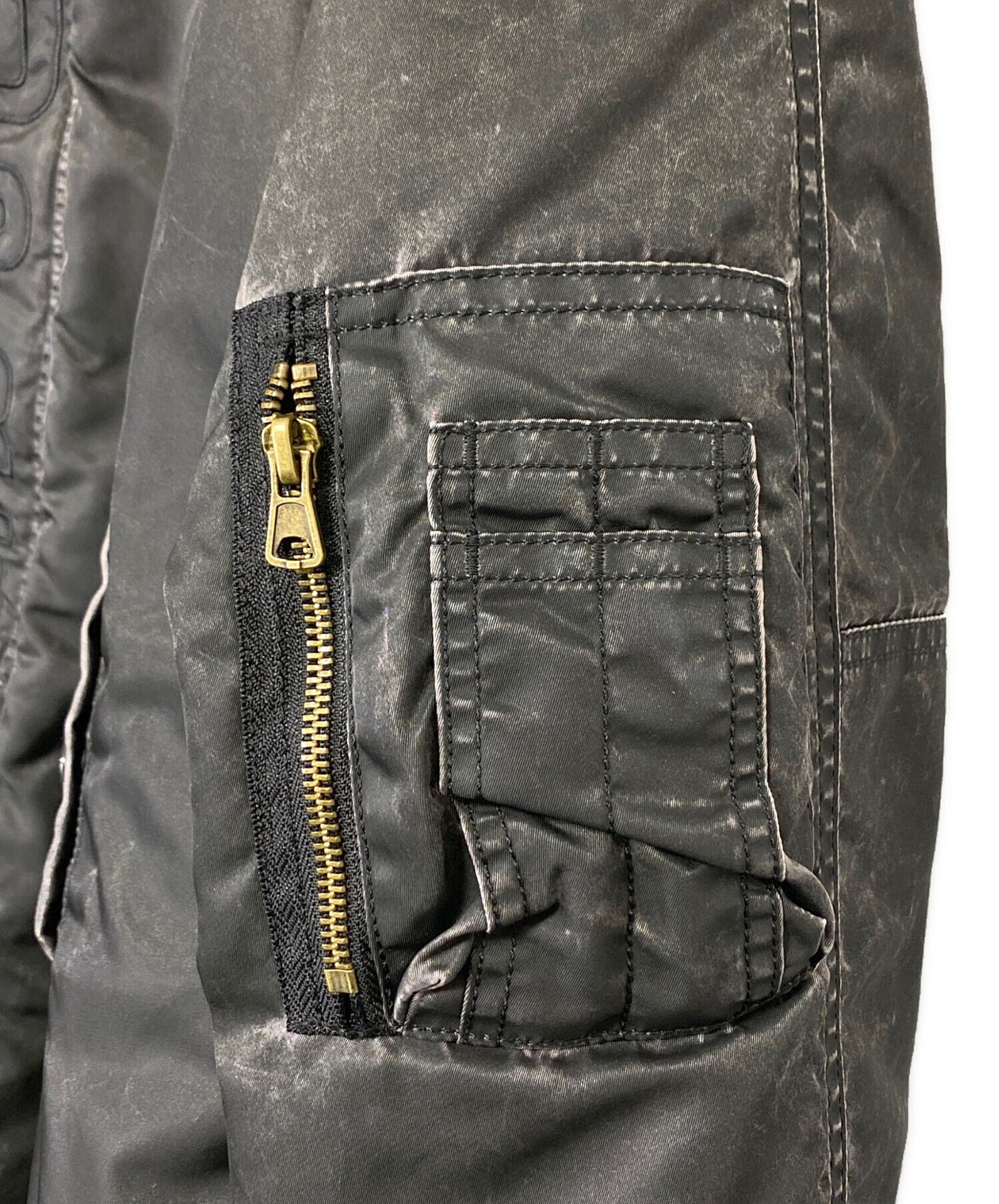 [Pre-owned] SUPREME Washed Flight Satin N-3B Parka