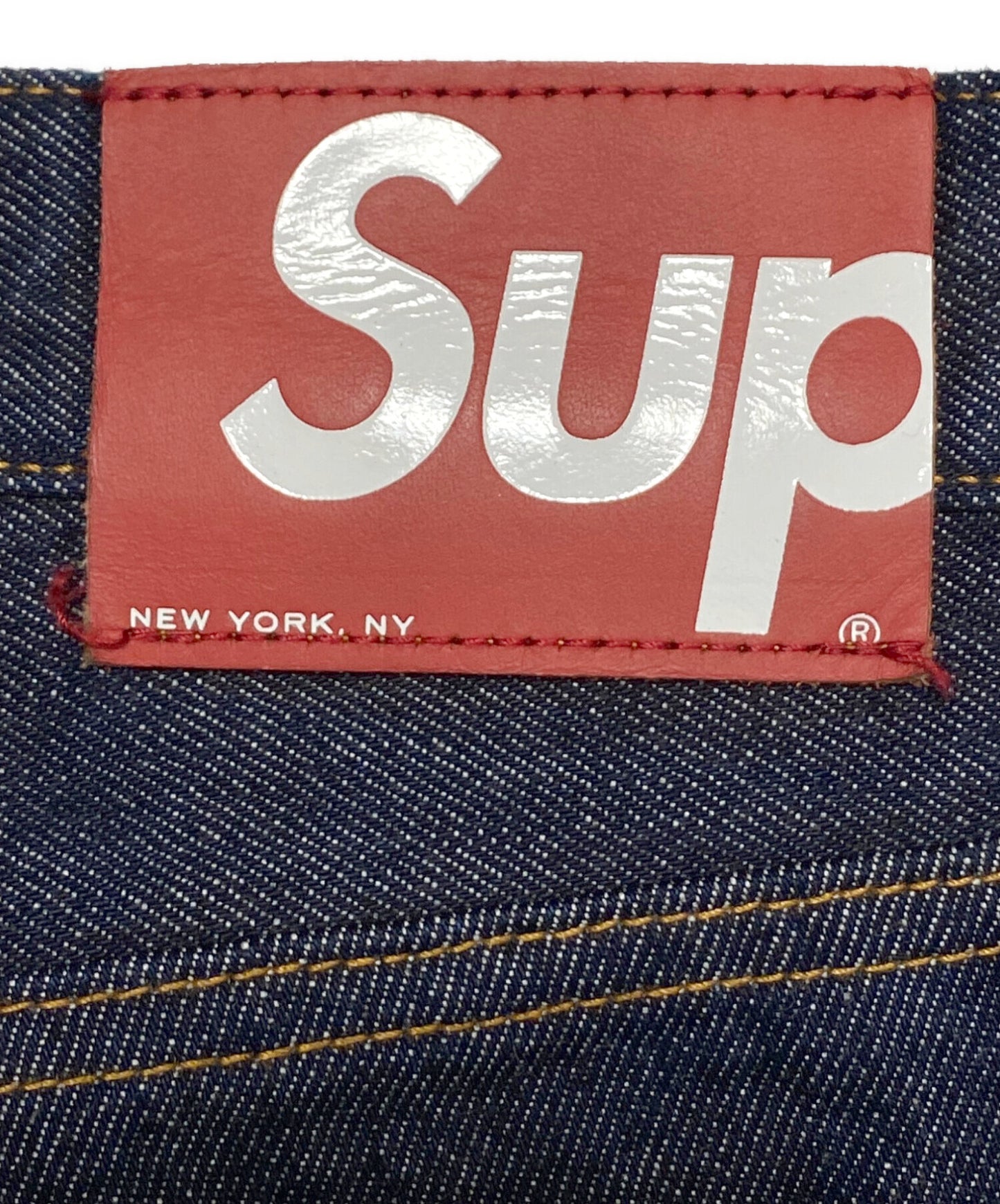 [Pre-owned] SUPREME Rigid loose fit Selvedge Jean ( Rigid loose fit selvedge denim )