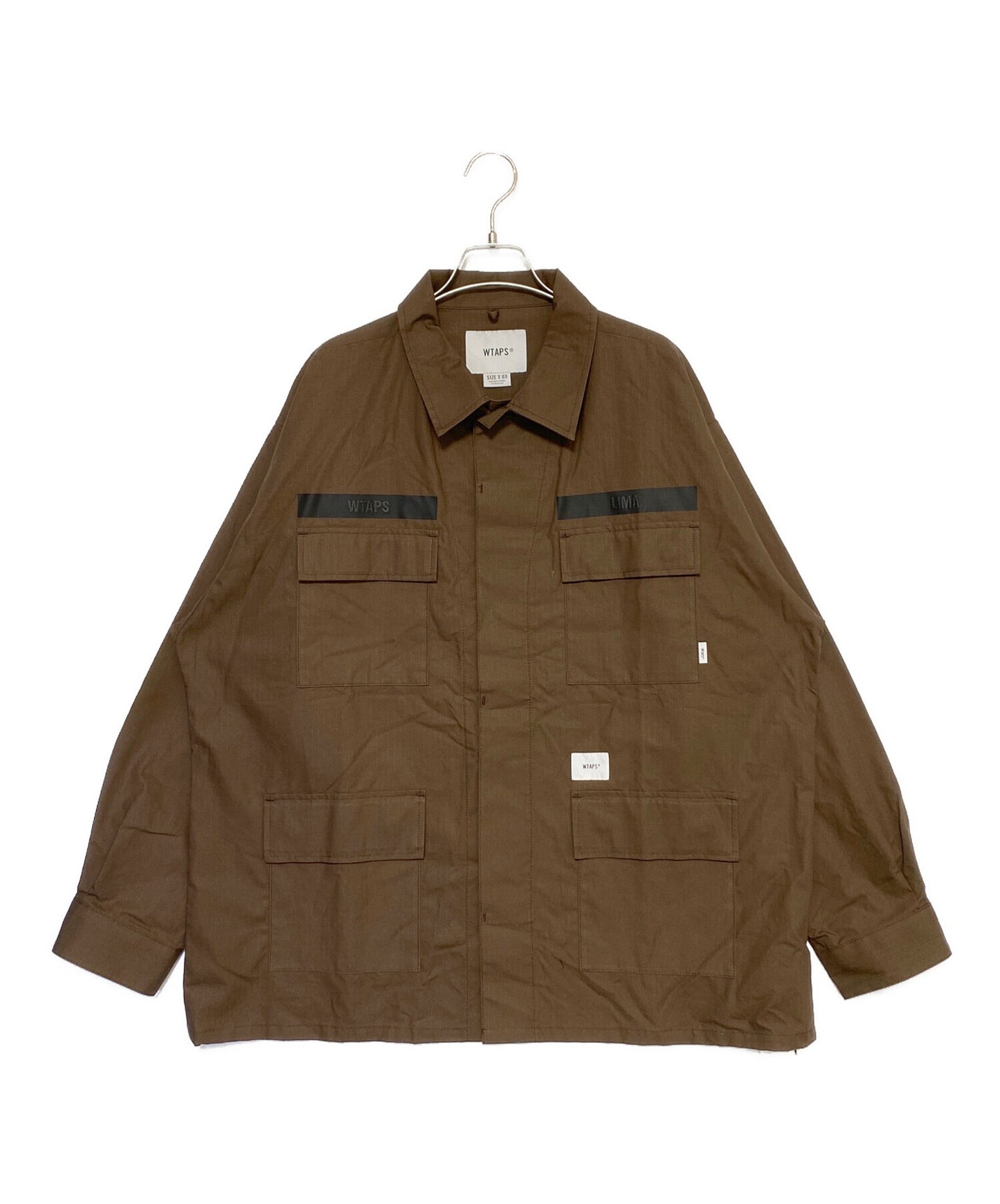 [Pre-owned] WTAPS JMOD 01 LS COTTON RIPSTOP ( Long sleeve cotton ripstop ) 241WVDT-SHM01
