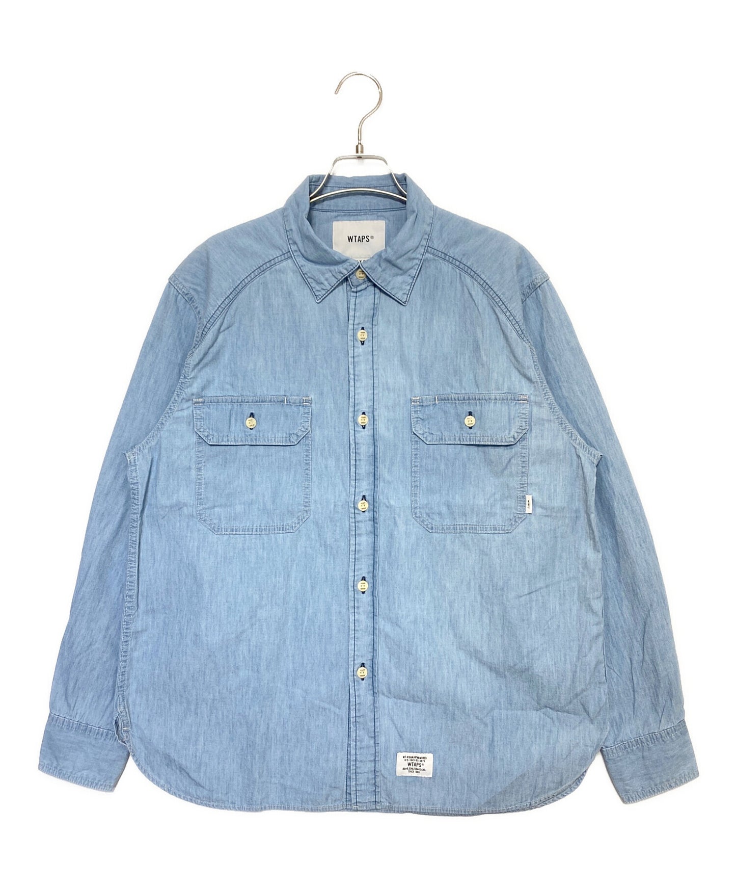 [Pre-owned] WTAPS CB / LS / COTTON. CHAMBRAY 242WVDT-SHM02