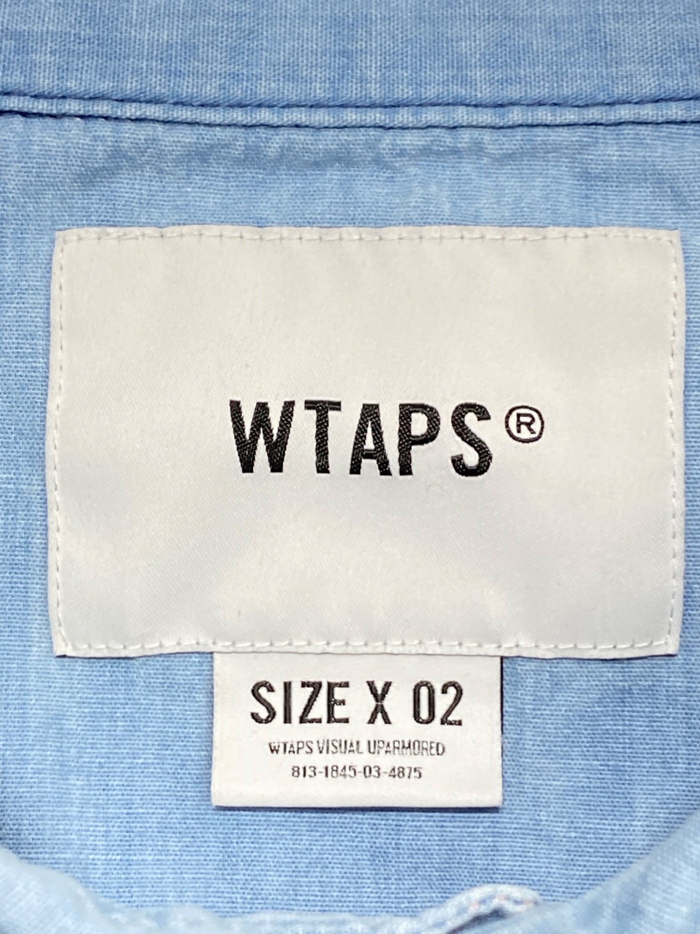 [Pre-owned] WTAPS CB / LS / COTTON. CHAMBRAY 242WVDT-SHM02
