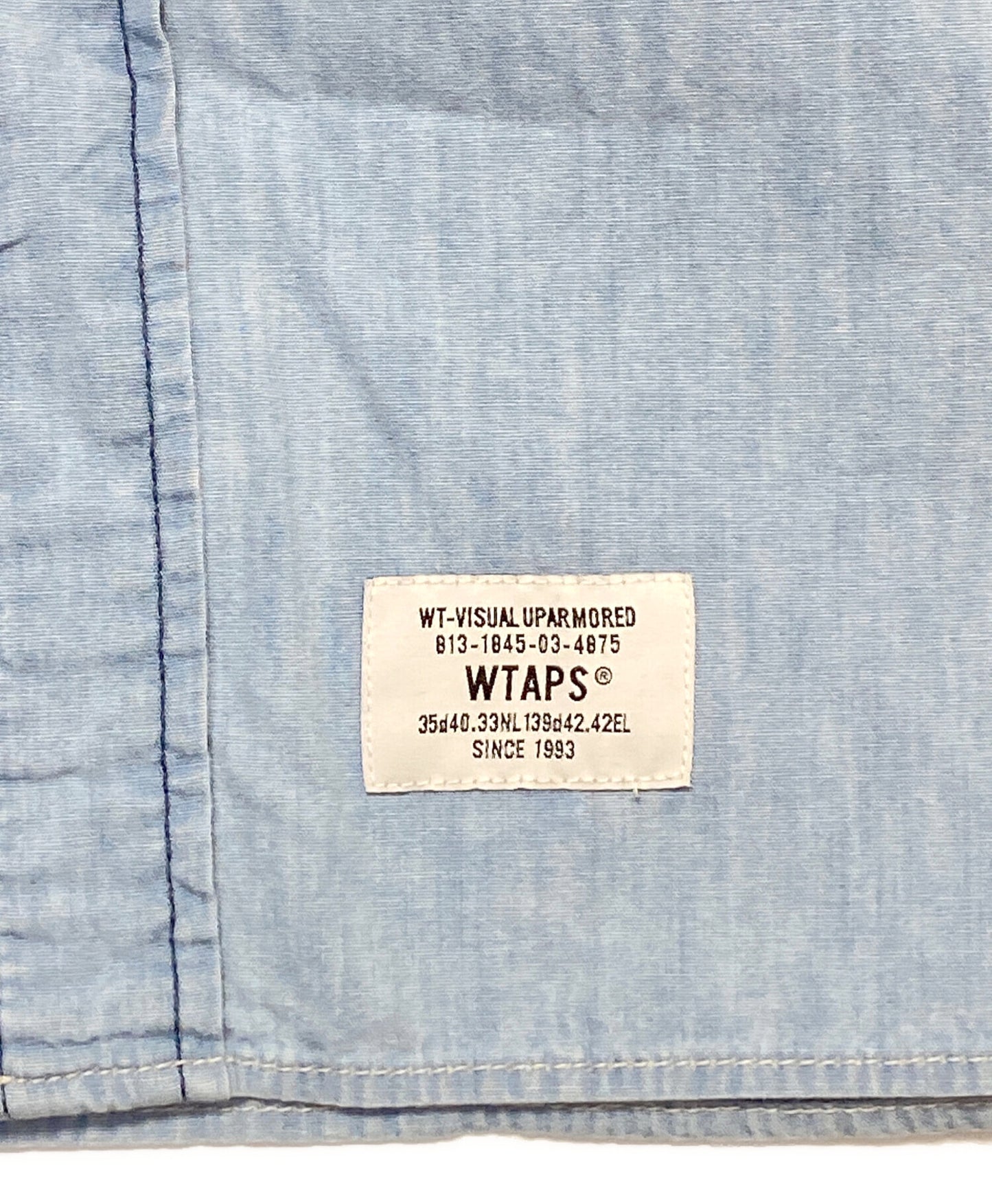 [Pre-owned] WTAPS CB / LS / COTTON. CHAMBRAY 242WVDT-SHM02