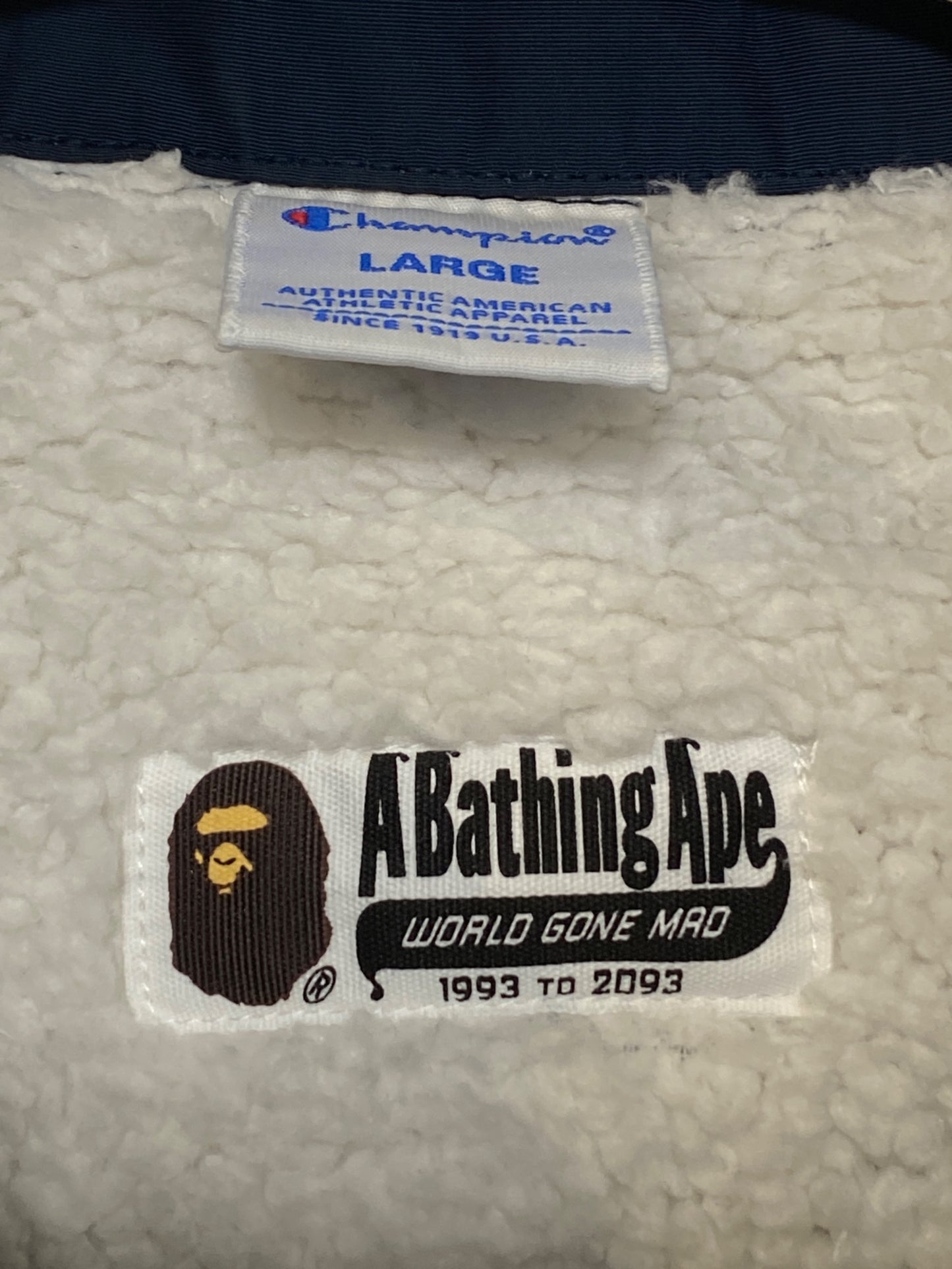 [Pre-owned] A BATHING APE Boa-lined Coach Jacket