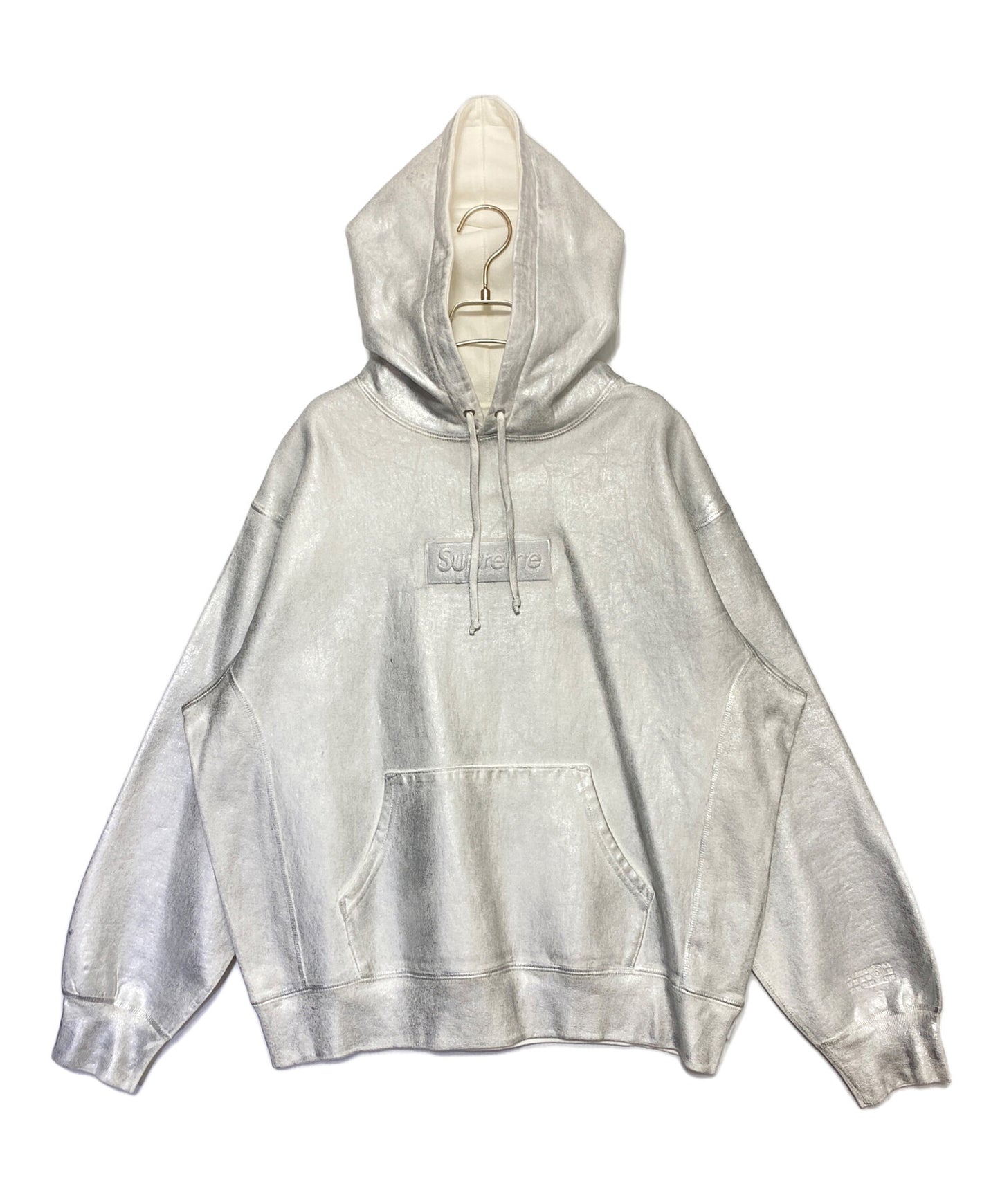 [Pre-owned] SUPREME Foil Box Logo Hooded Sweatshirt