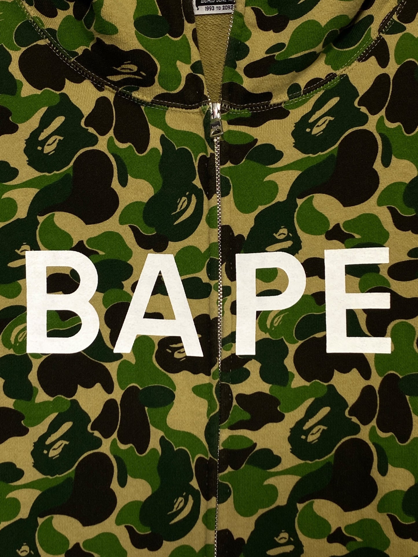 [Pre-owned] A BATHING APE abc camo zip parka 001zpi301022m
