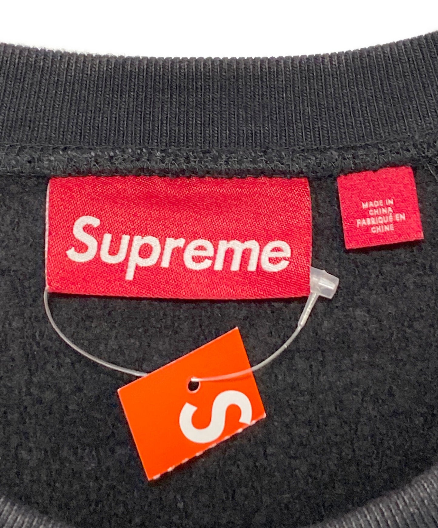 [Pre-owned] SUPREME Washed Box Logo Crewneck