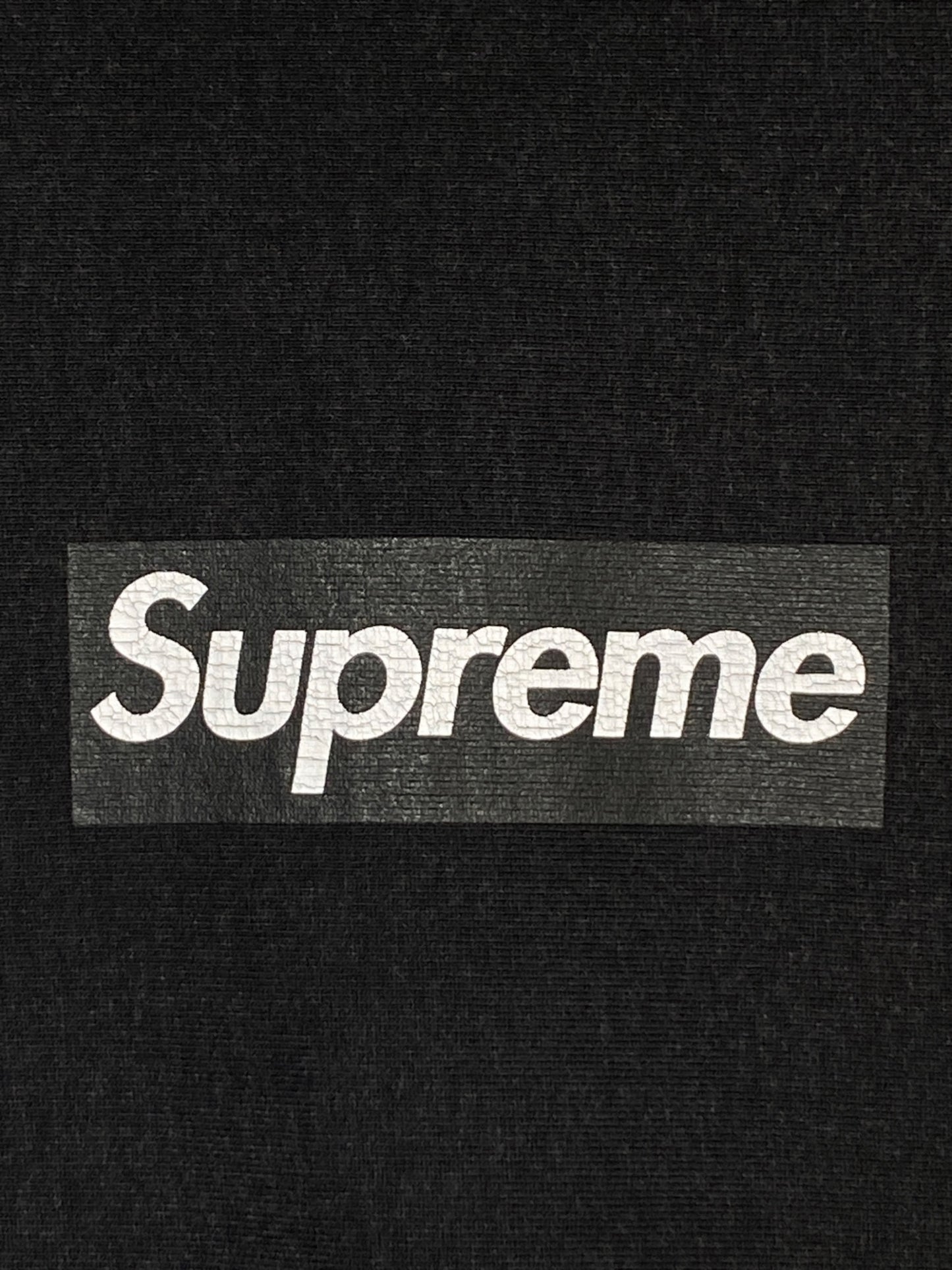 [Pre-owned] SUPREME Washed Box Logo Crewneck