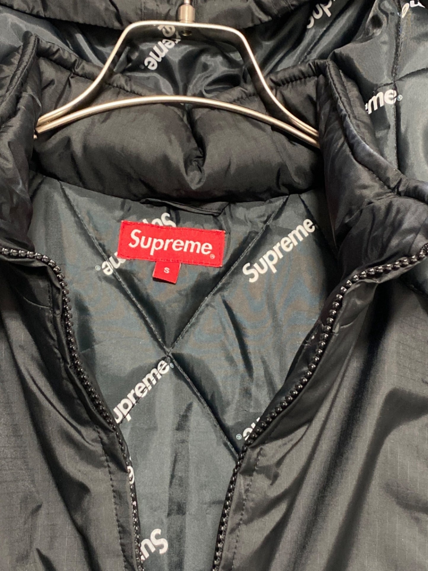 [Pre-owned] SUPREME Sideline Logo Parka