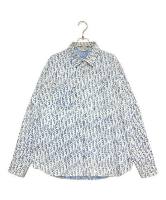 [Pre-owned] Dior Oblique Cotton Denim Shirt 013D585BY989