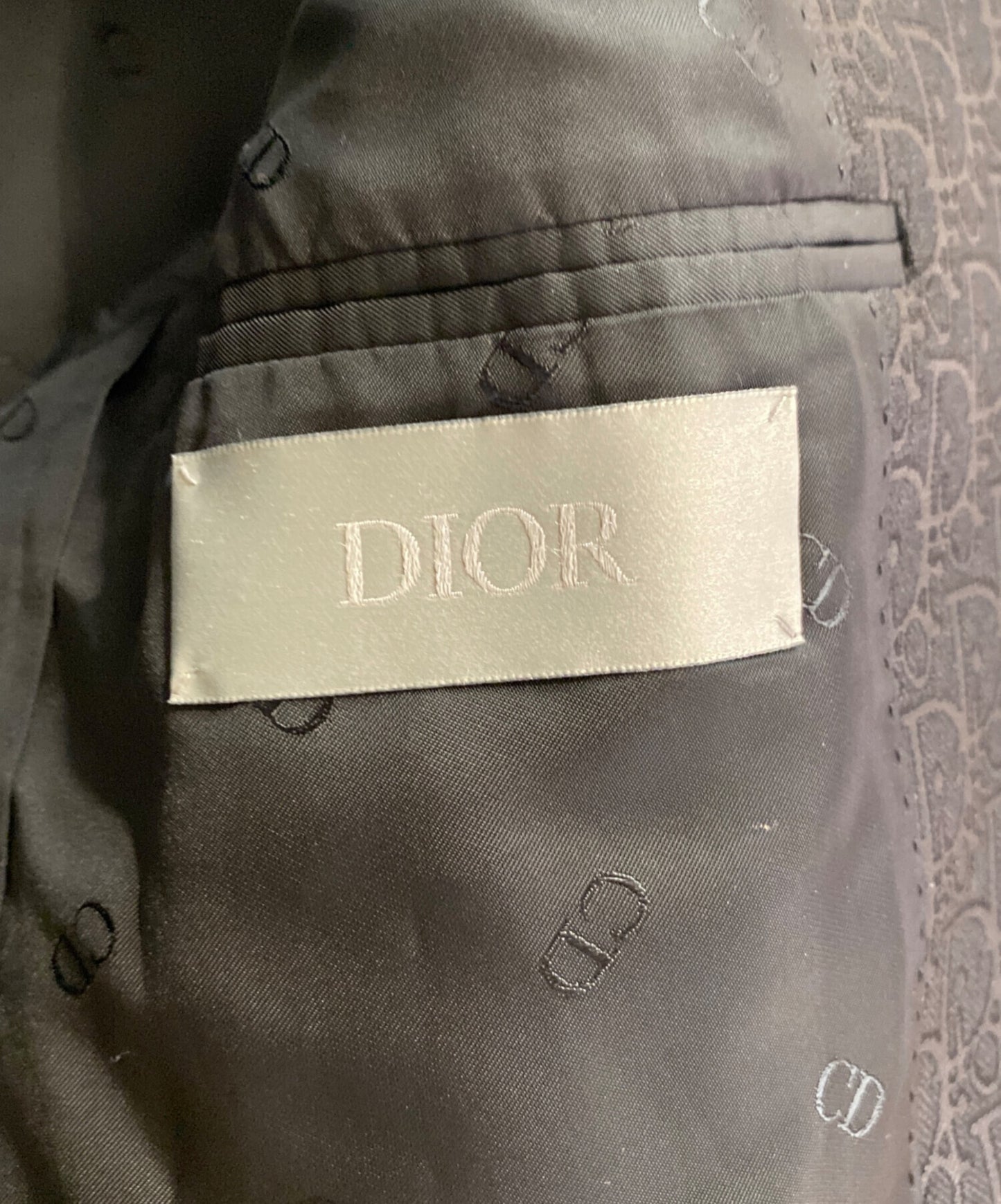 [Pre-owned] Dior 21SS Lapel Oblique Switched 1B Tailored Jacket 033c228b4739