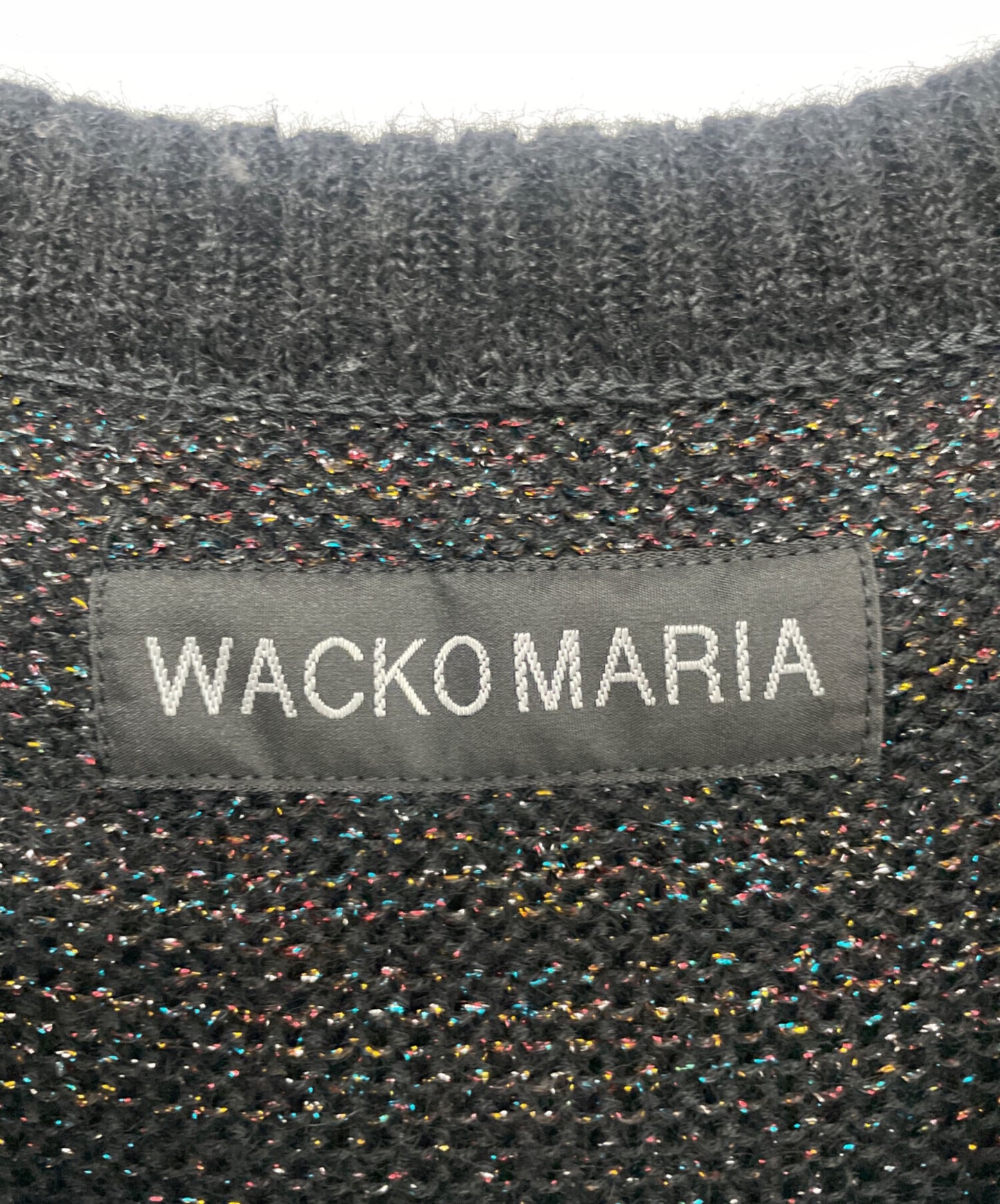 [Pre-owned] WACKO MARIA GLITTER MOHAIR KNIT