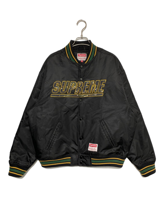 [Pre-owned] SUPREME Camo Logo Varsity Jacket