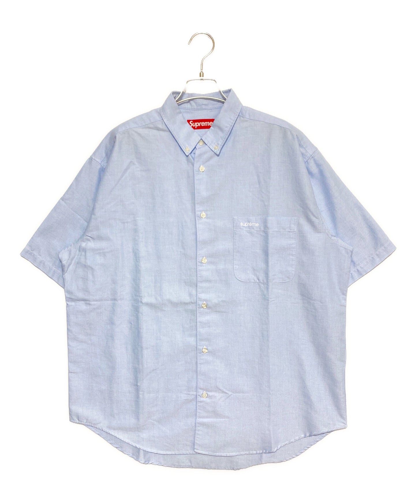 [Pre-owned] SUPREME Loose Fit S/S Oxford Shirt