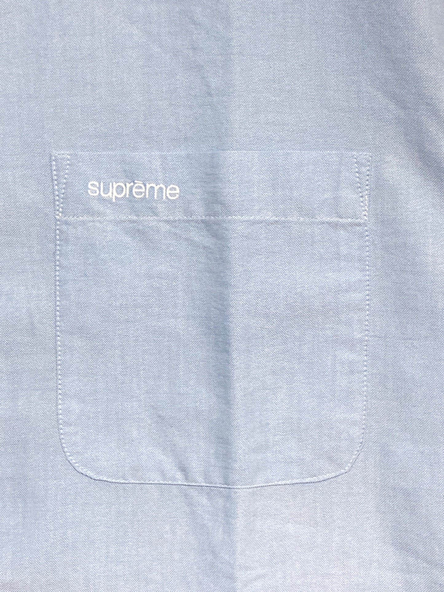 [Pre-owned] SUPREME Loose Fit S/S Oxford Shirt