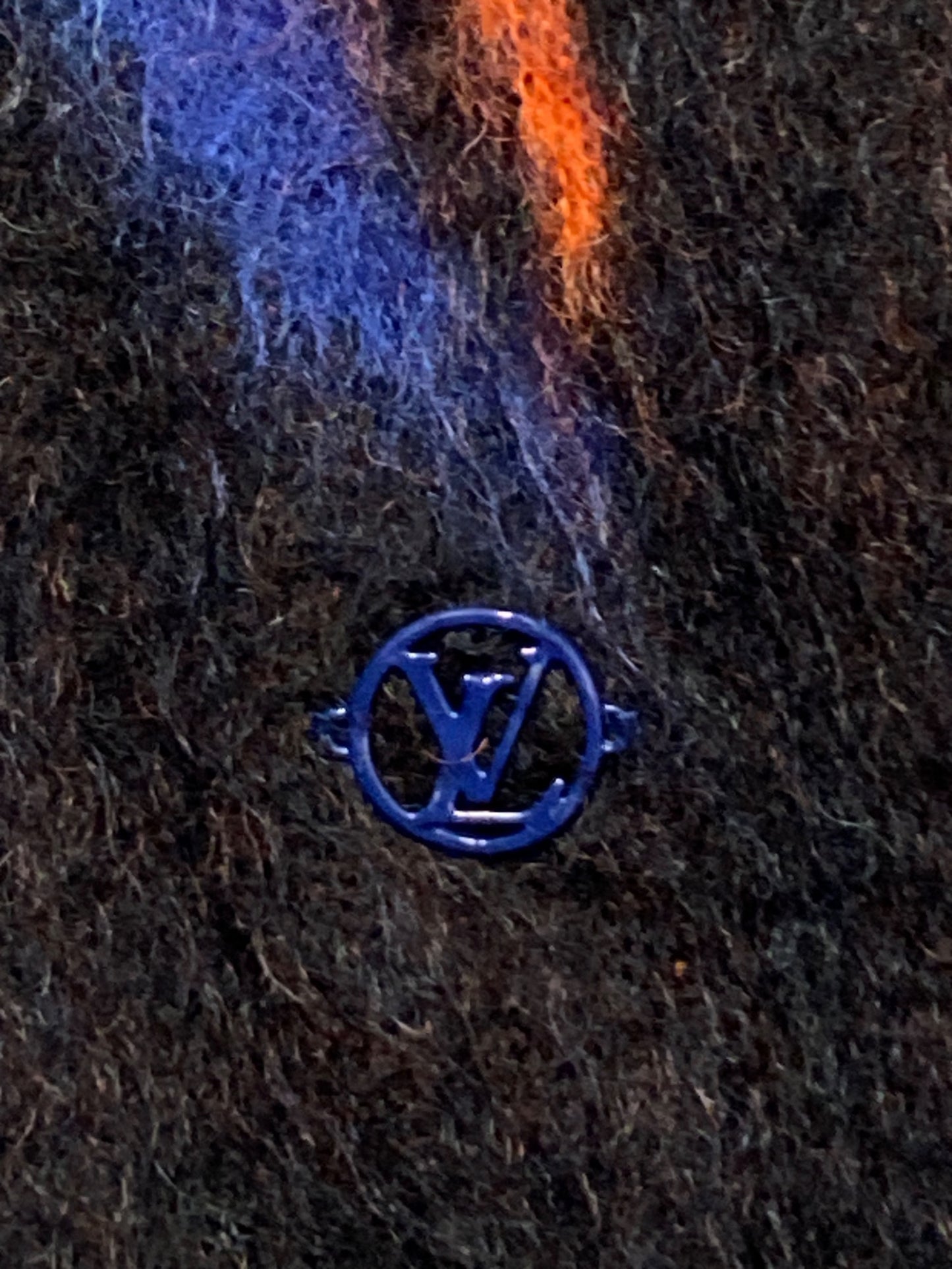 [Pre-owned] LOUIS VUITTON Butterfly mohair blend knit with butterfly motif RM231M NE5 HON11W