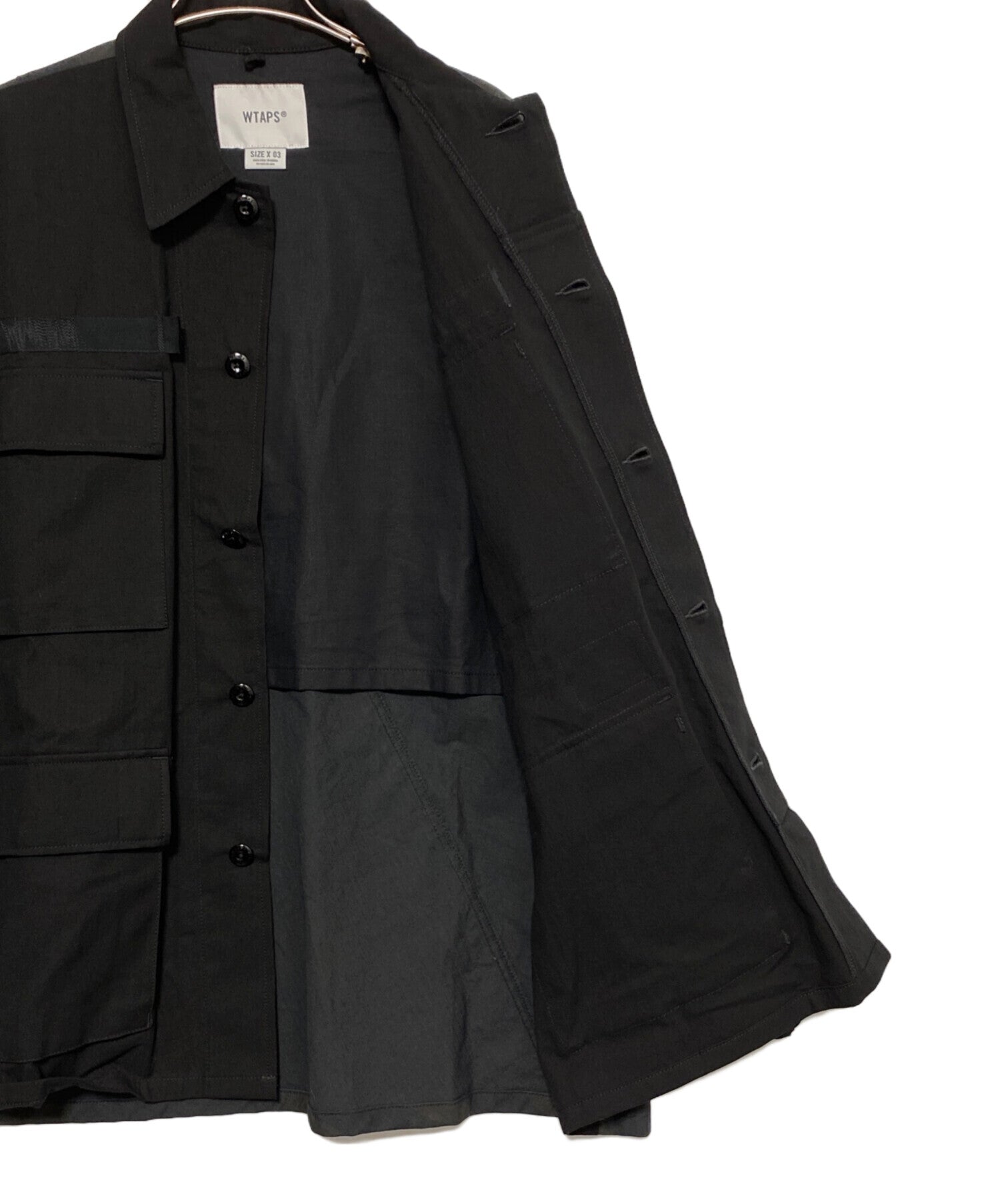 ⁄ LS WTAPS Veiny Cotton. Twill VEINY | 251WVDT-SHM03 TWILL COTTON 