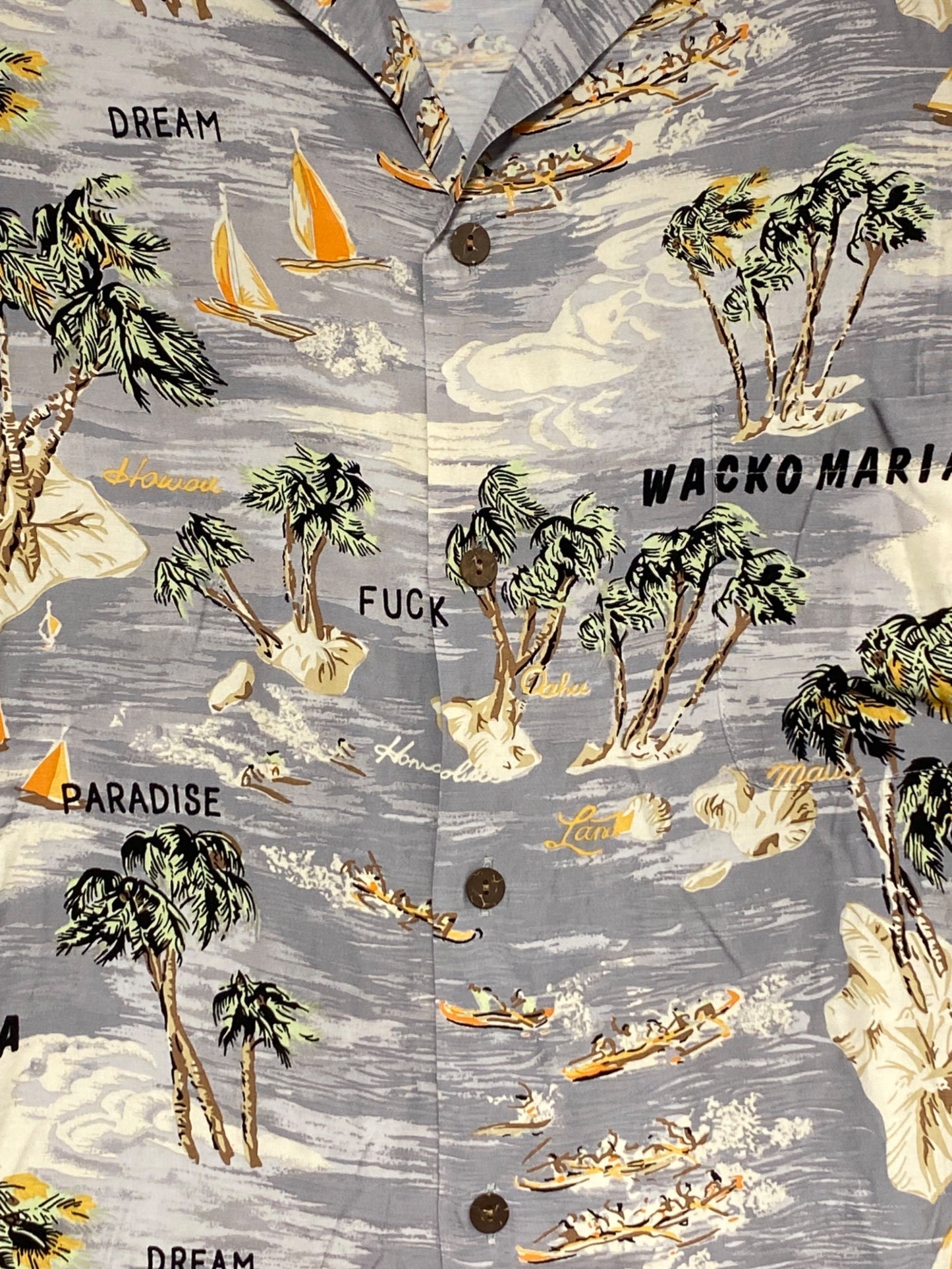 [Pre-owned] WACKO MARIA HAWAIIAN SHIRT S/S (TYPE-1) ( Hawaiian Shirt Short Sleeve )