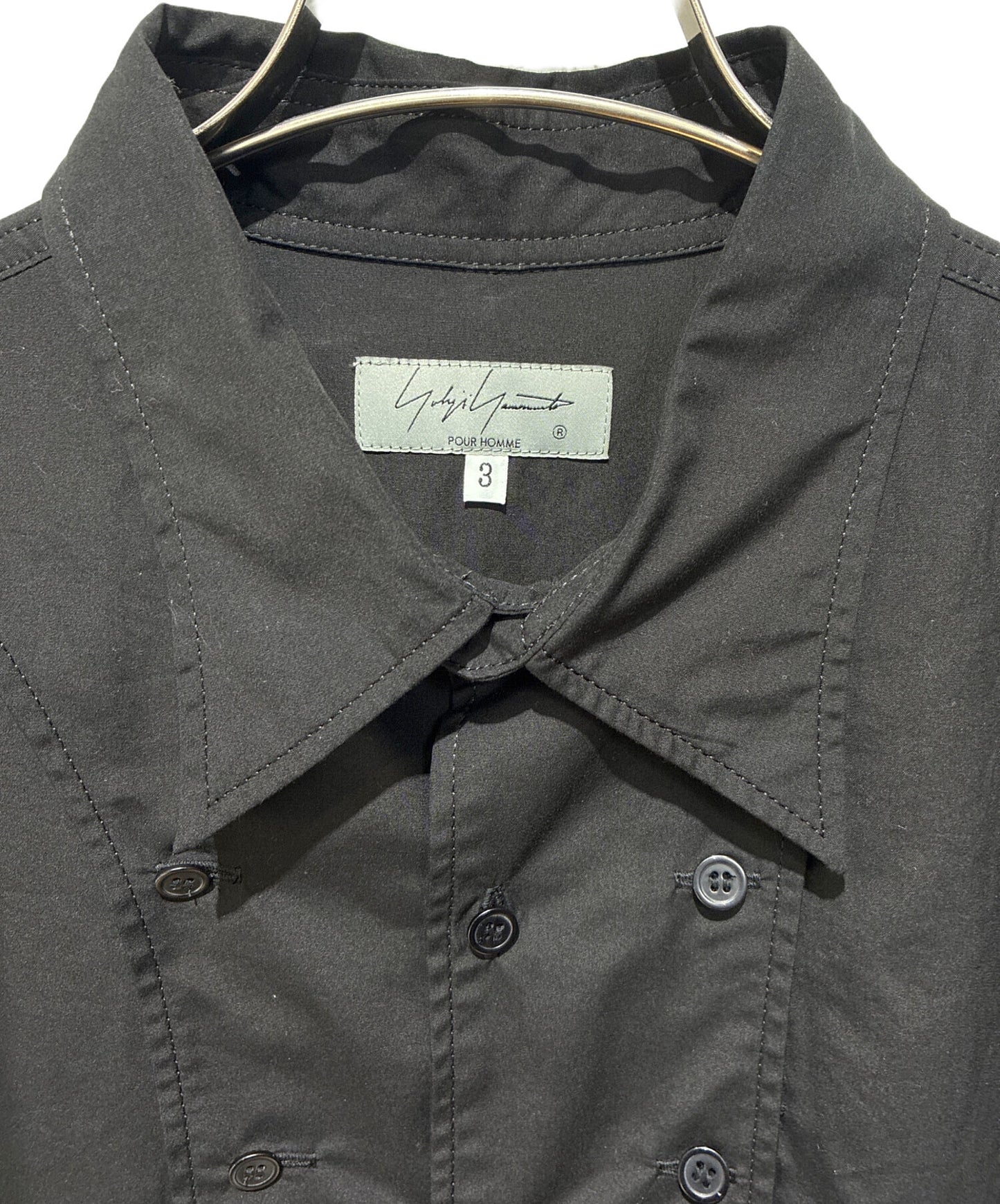 [Pre-owned] Yohji Yamamoto pour homme MULTI-BUTTON SHIRT HJ-B07-001